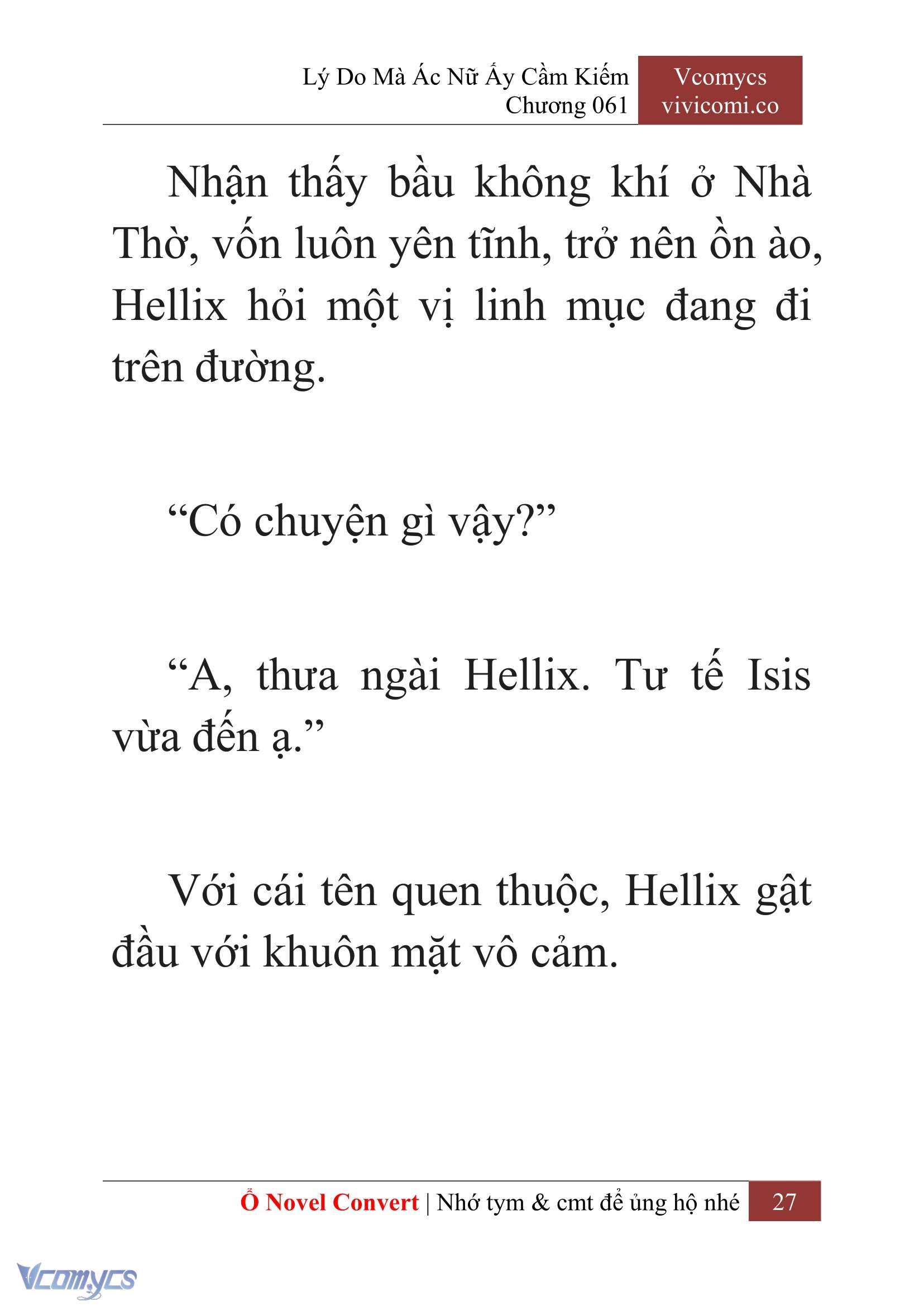 [Novel] Lý Do Mà Ác Nữ Ấy Cầm Kiếm Chapter 61 - Trang 30