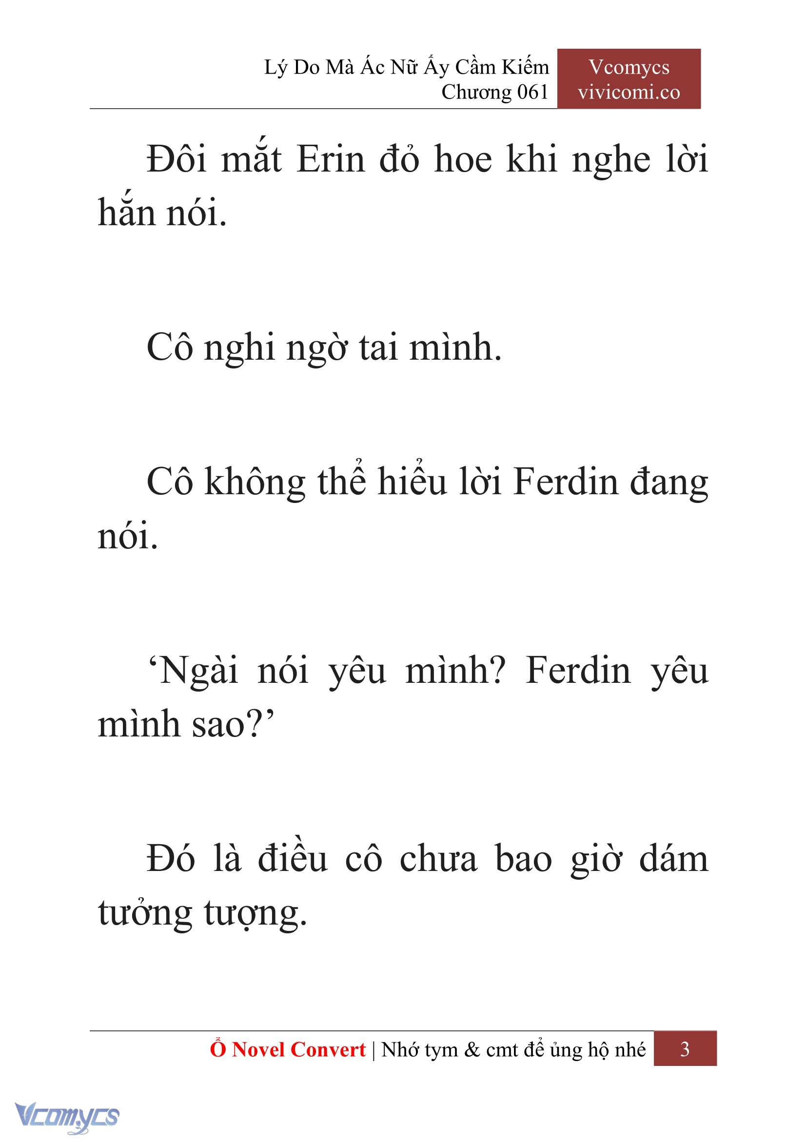 [Novel] Lý Do Mà Ác Nữ Ấy Cầm Kiếm Chapter 61 - Trang 6