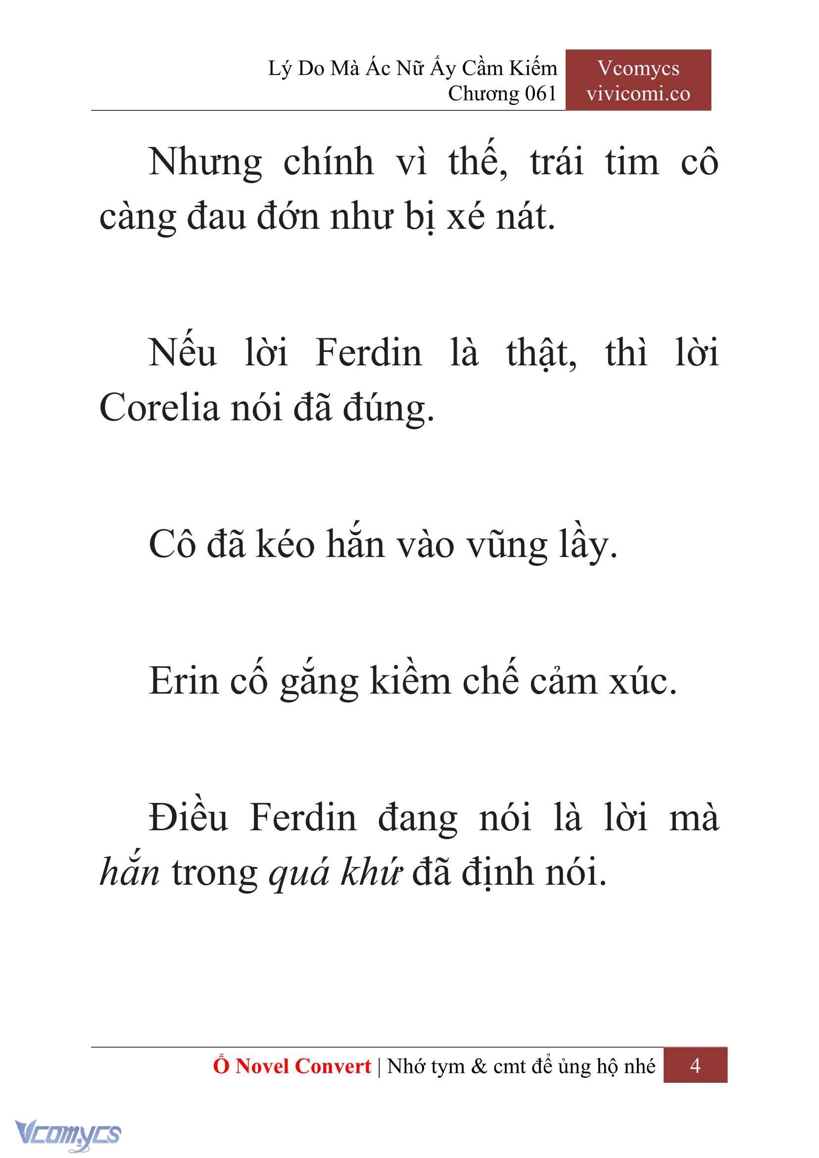 [Novel] Lý Do Mà Ác Nữ Ấy Cầm Kiếm Chapter 61 - Trang 7