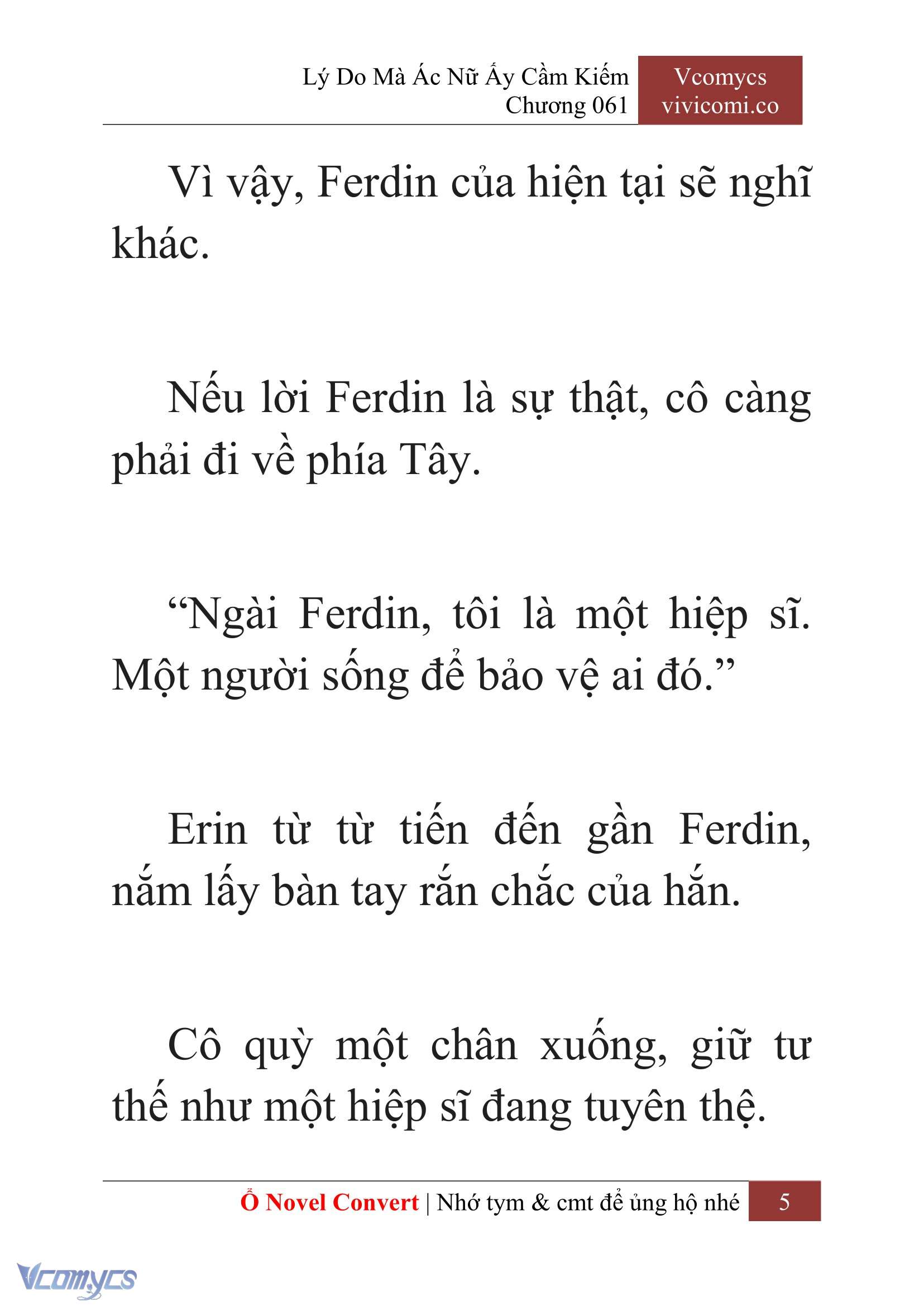 [Novel] Lý Do Mà Ác Nữ Ấy Cầm Kiếm Chapter 61 - Trang 8