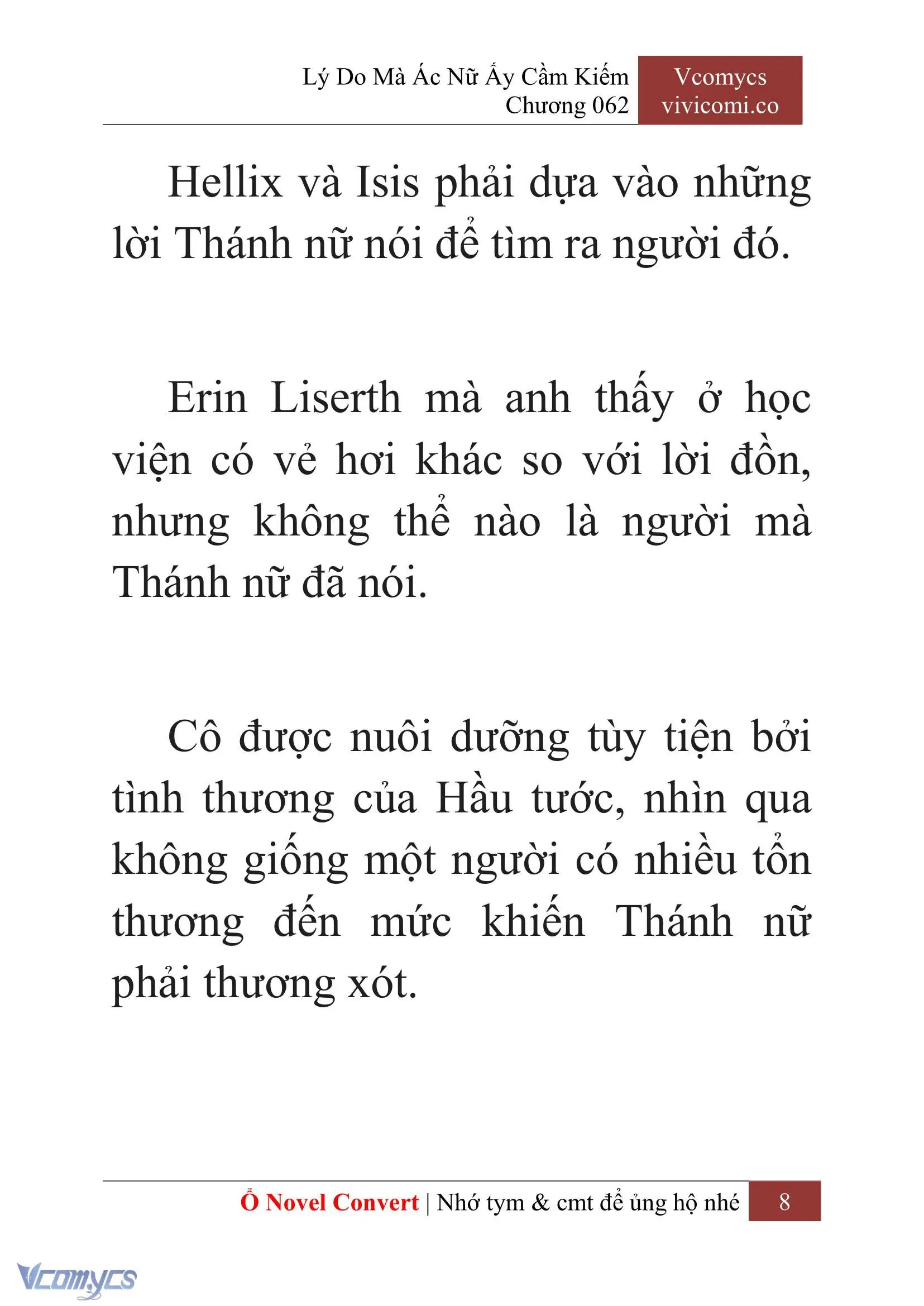 [Novel] Lý Do Mà Ác Nữ Ấy Cầm Kiếm Chapter 62 - Trang 11