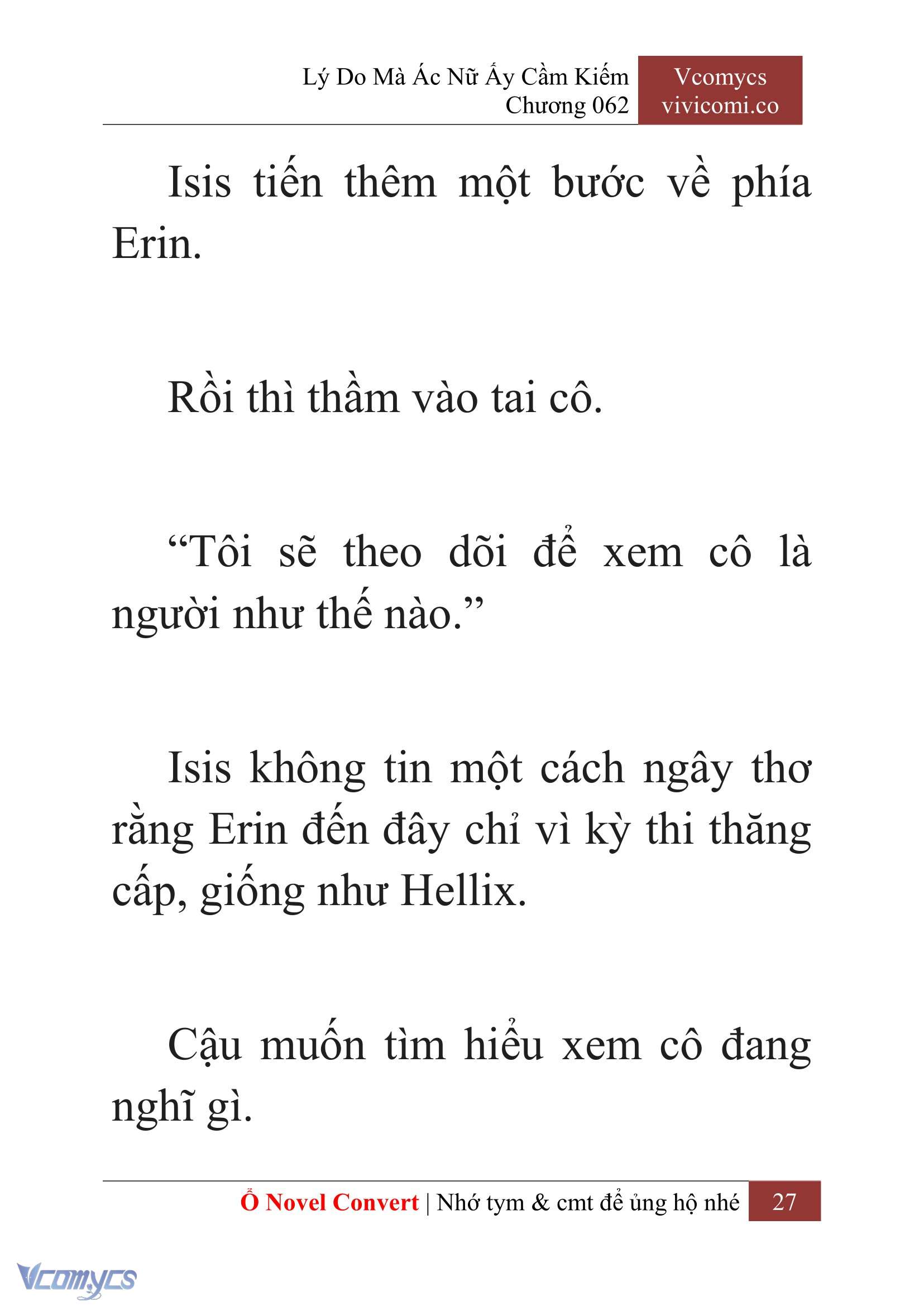 [Novel] Lý Do Mà Ác Nữ Ấy Cầm Kiếm Chapter 62 - Trang 30
