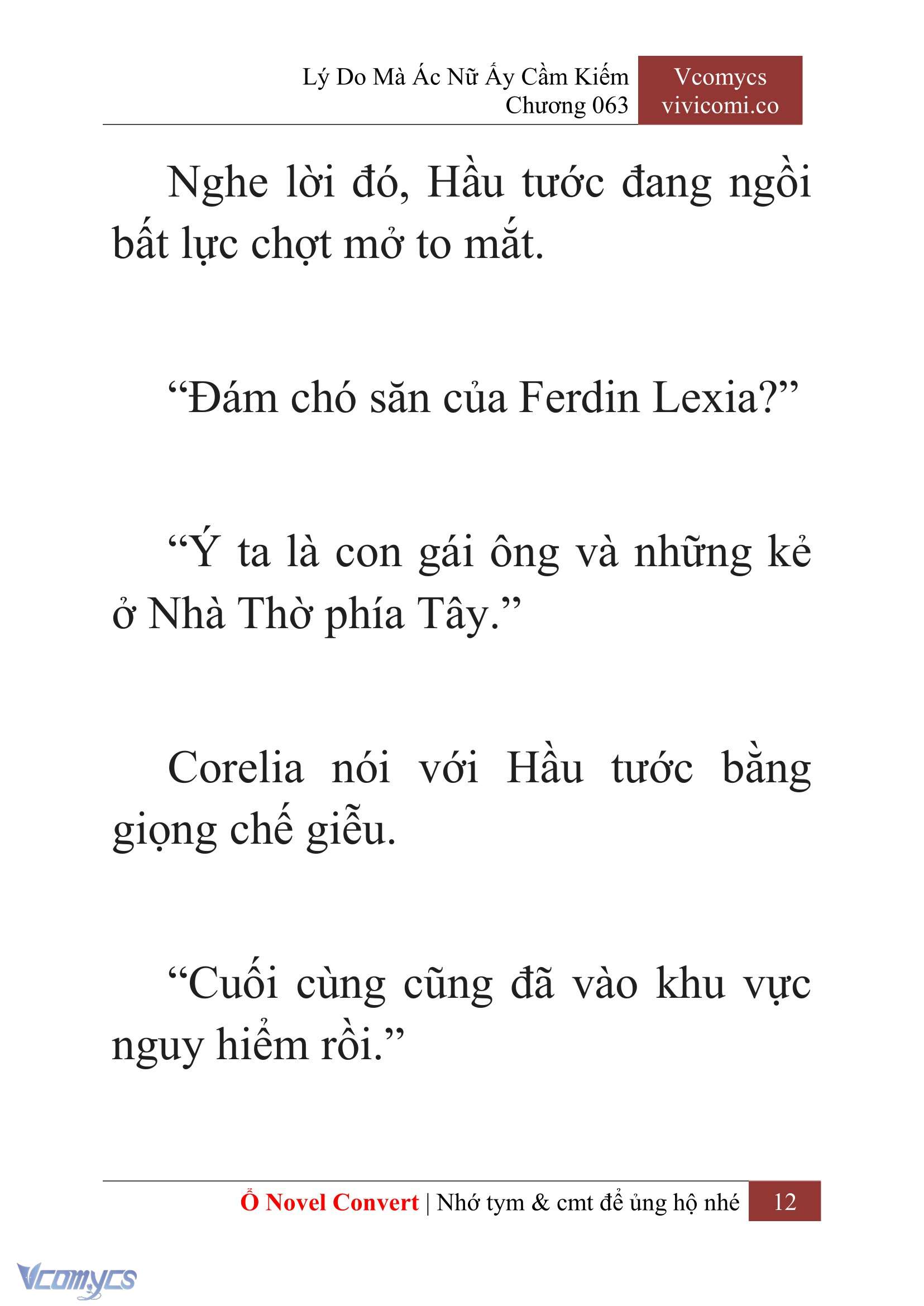 [Novel] Lý Do Mà Ác Nữ Ấy Cầm Kiếm Chapter 63 - Trang 15