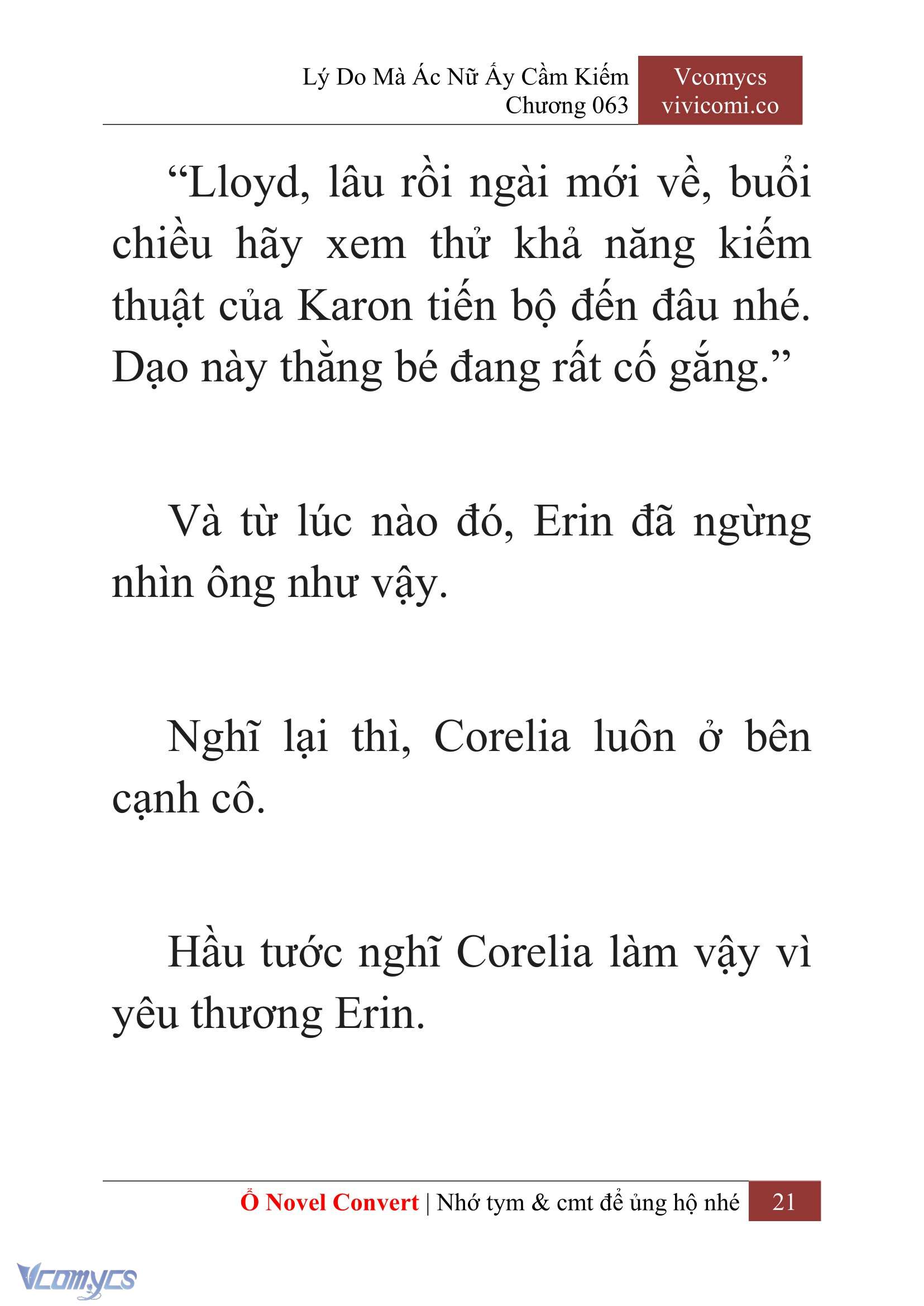 [Novel] Lý Do Mà Ác Nữ Ấy Cầm Kiếm Chapter 63 - Trang 24