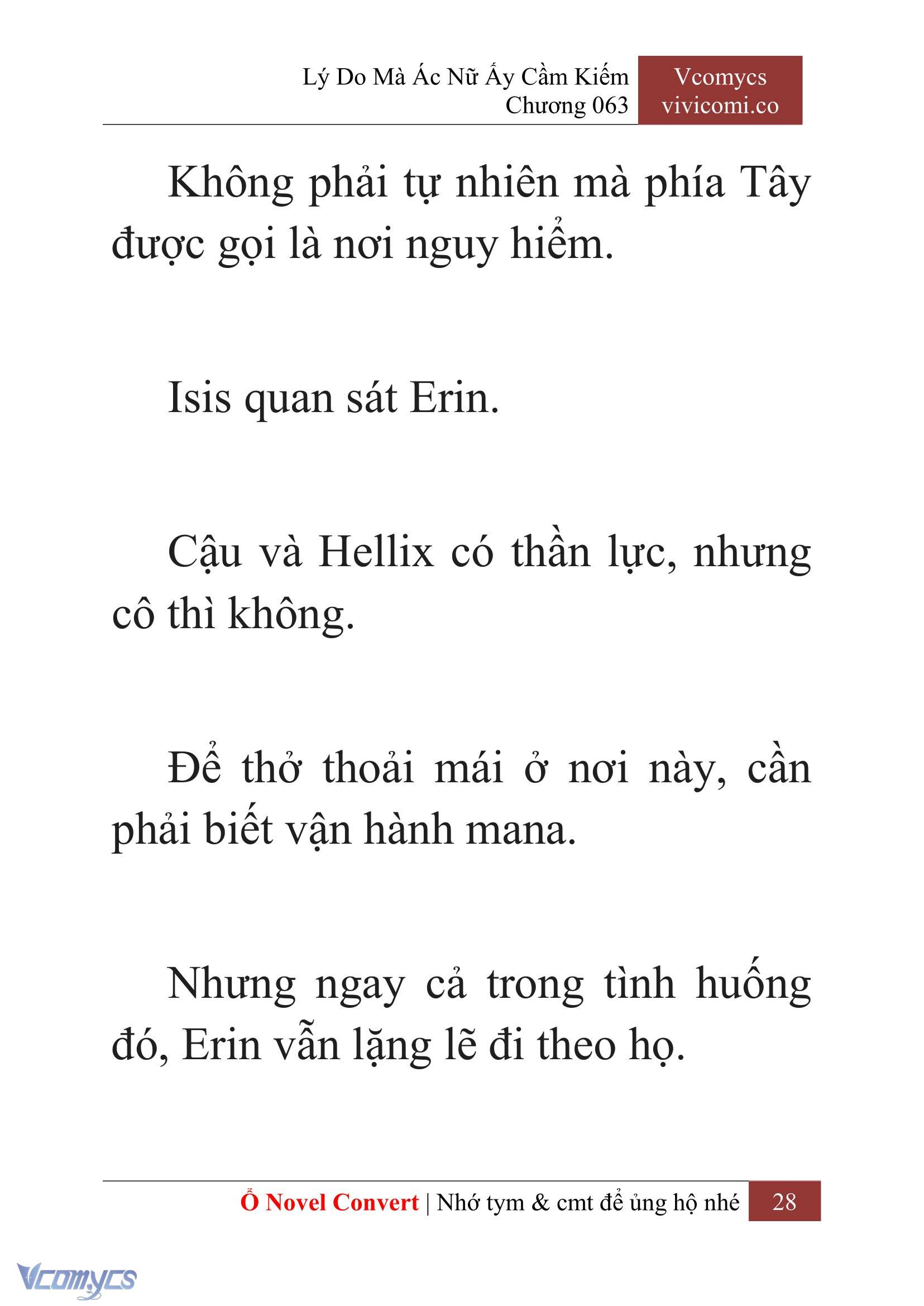 [Novel] Lý Do Mà Ác Nữ Ấy Cầm Kiếm Chapter 63 - Trang 31