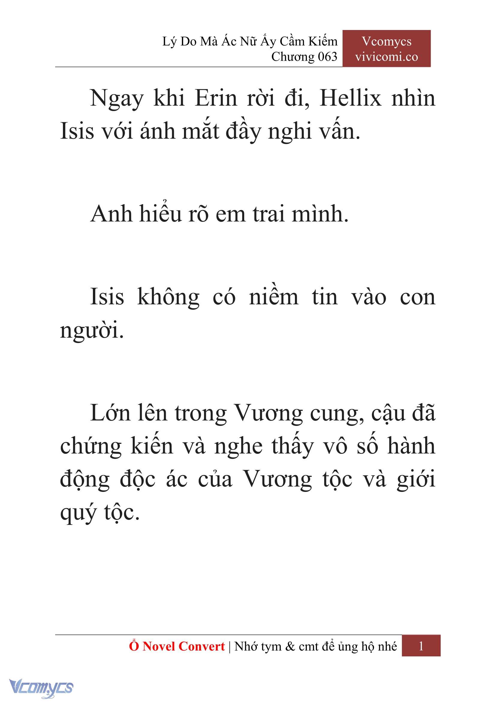 [Novel] Lý Do Mà Ác Nữ Ấy Cầm Kiếm Chapter 63 - Trang 4
