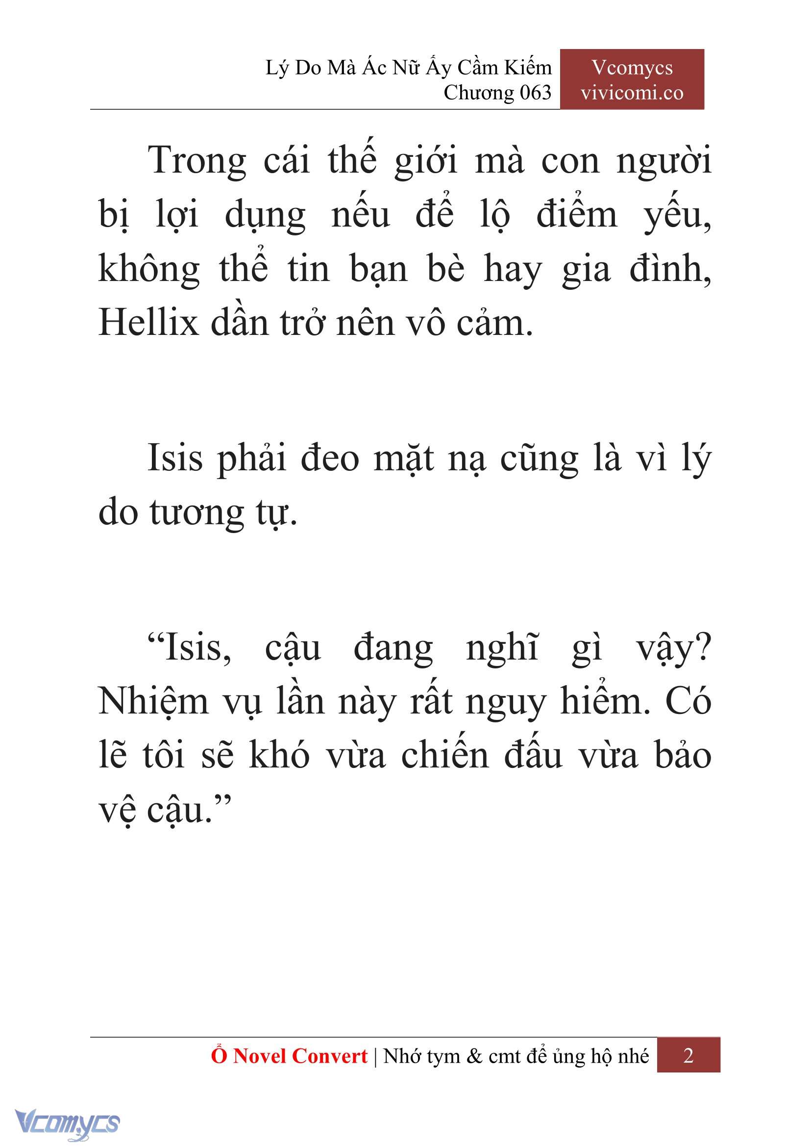 [Novel] Lý Do Mà Ác Nữ Ấy Cầm Kiếm Chapter 63 - Trang 5