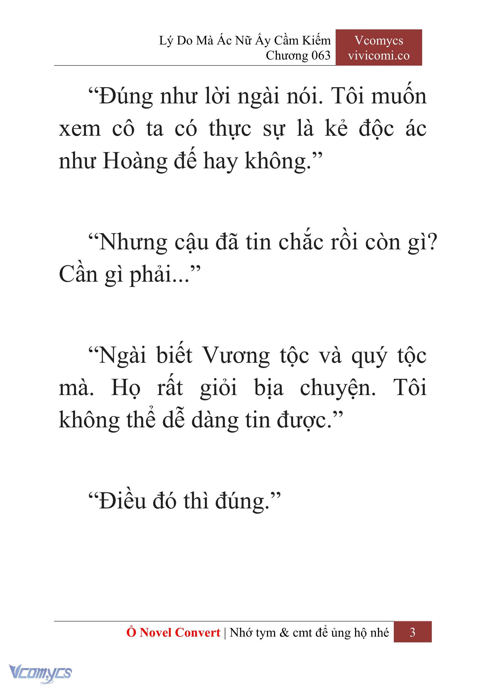 [Novel] Lý Do Mà Ác Nữ Ấy Cầm Kiếm Chapter 63 - Trang 6