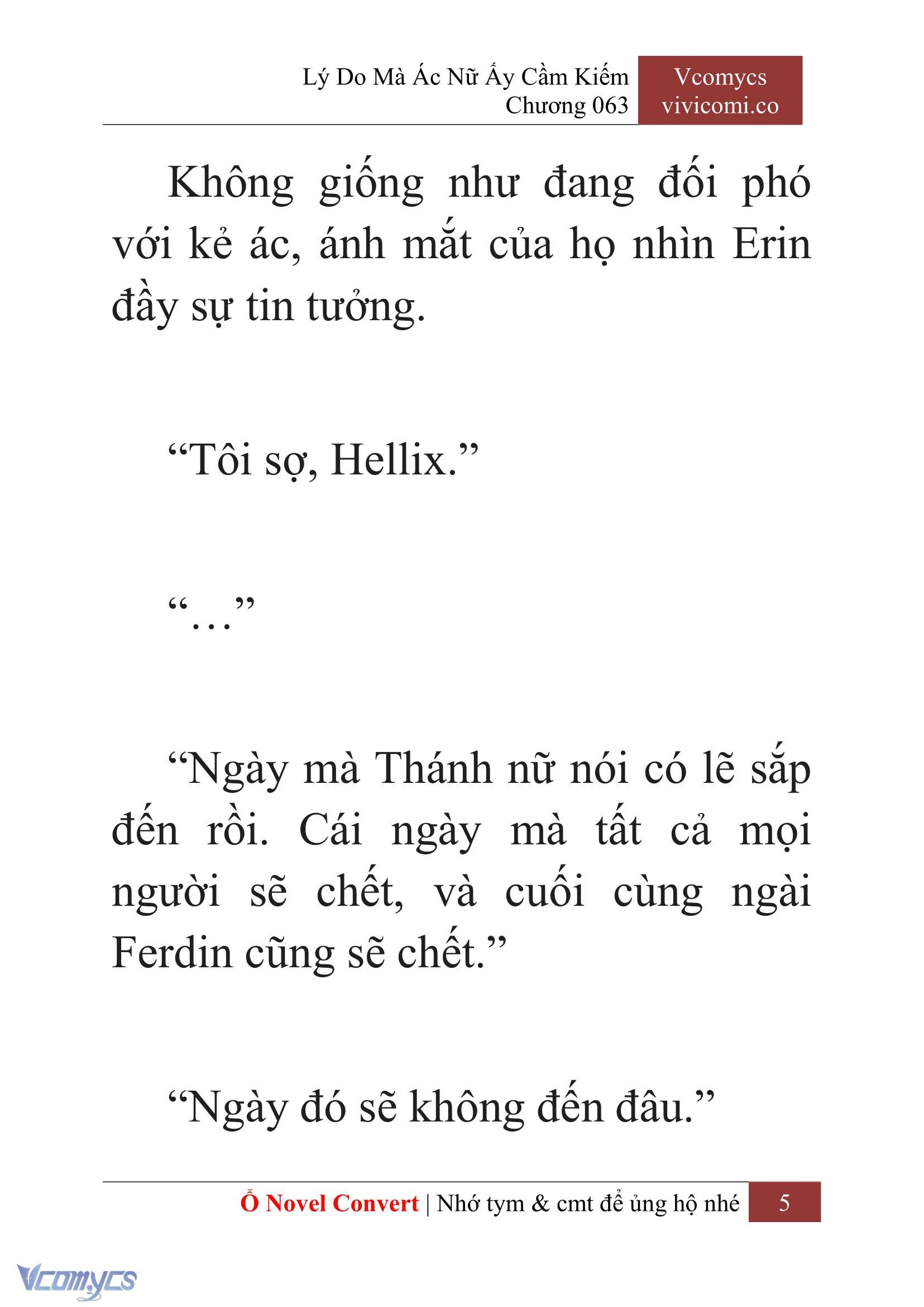 [Novel] Lý Do Mà Ác Nữ Ấy Cầm Kiếm Chapter 63 - Trang 8