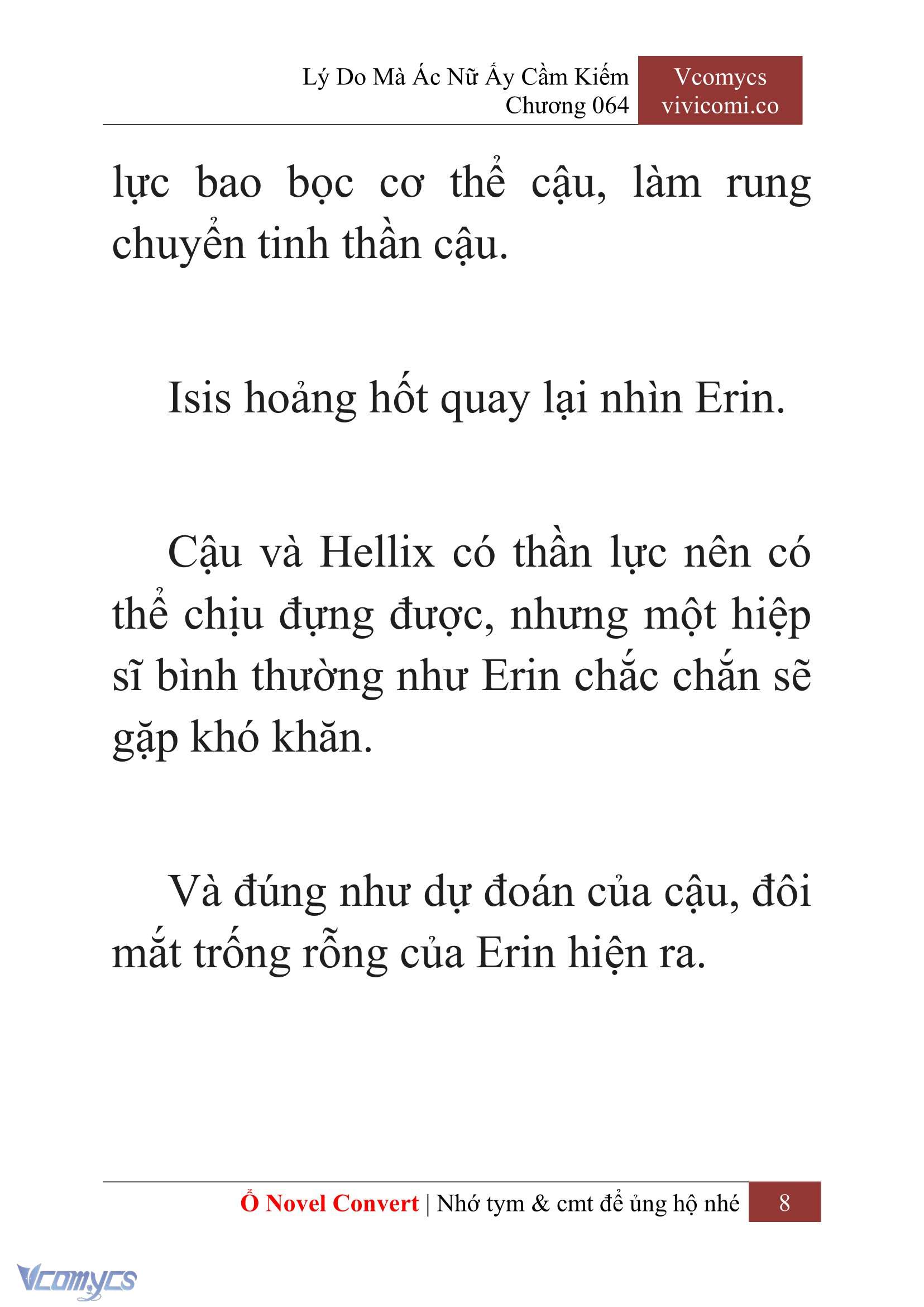 [Novel] Lý Do Mà Ác Nữ Ấy Cầm Kiếm Chapter 64 - Trang 11