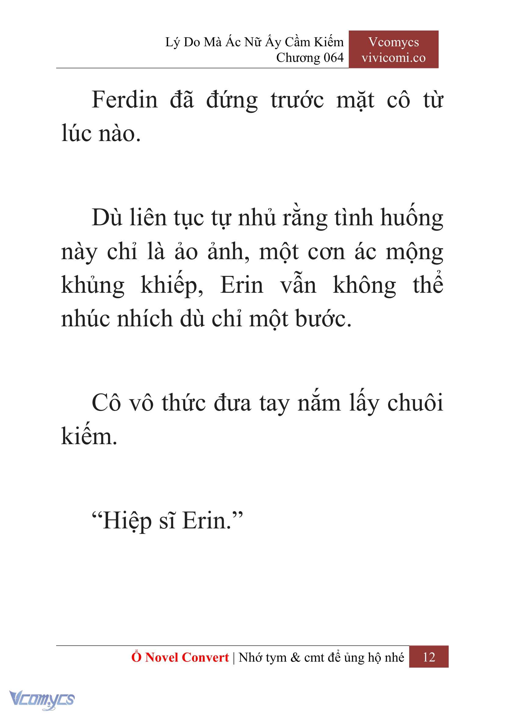 [Novel] Lý Do Mà Ác Nữ Ấy Cầm Kiếm Chapter 64 - Trang 15