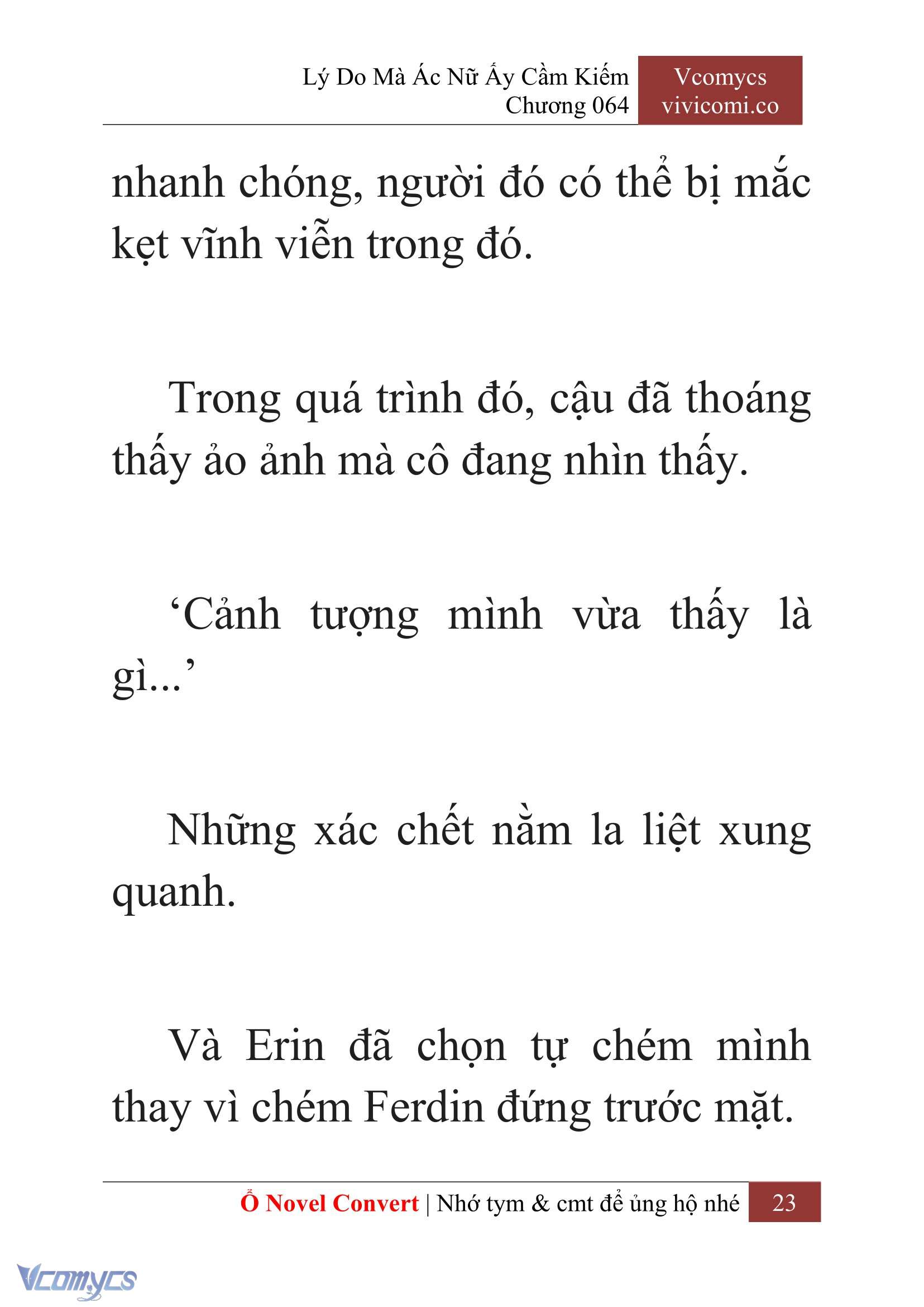 [Novel] Lý Do Mà Ác Nữ Ấy Cầm Kiếm Chapter 64 - Trang 26