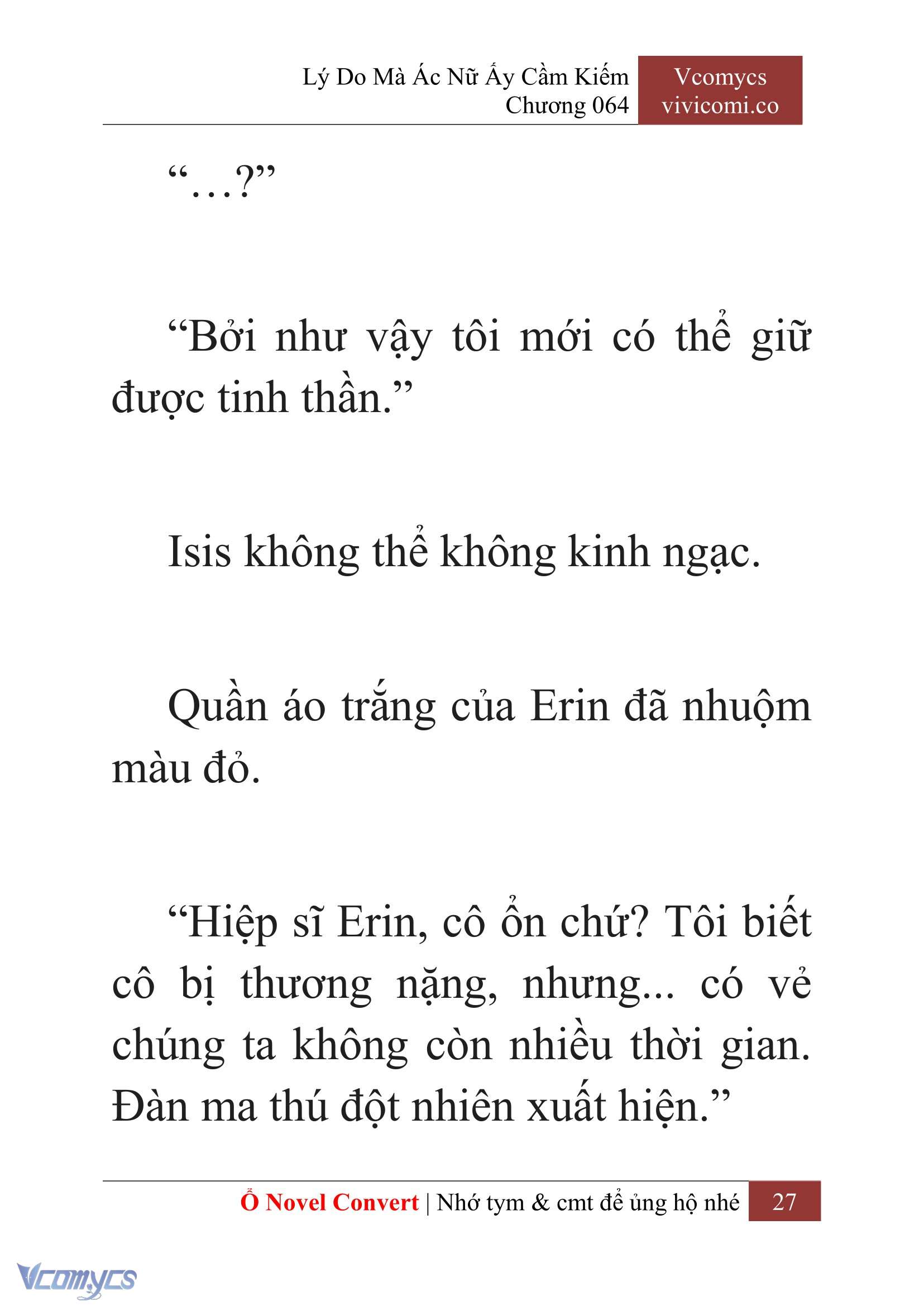 [Novel] Lý Do Mà Ác Nữ Ấy Cầm Kiếm Chapter 64 - Trang 30
