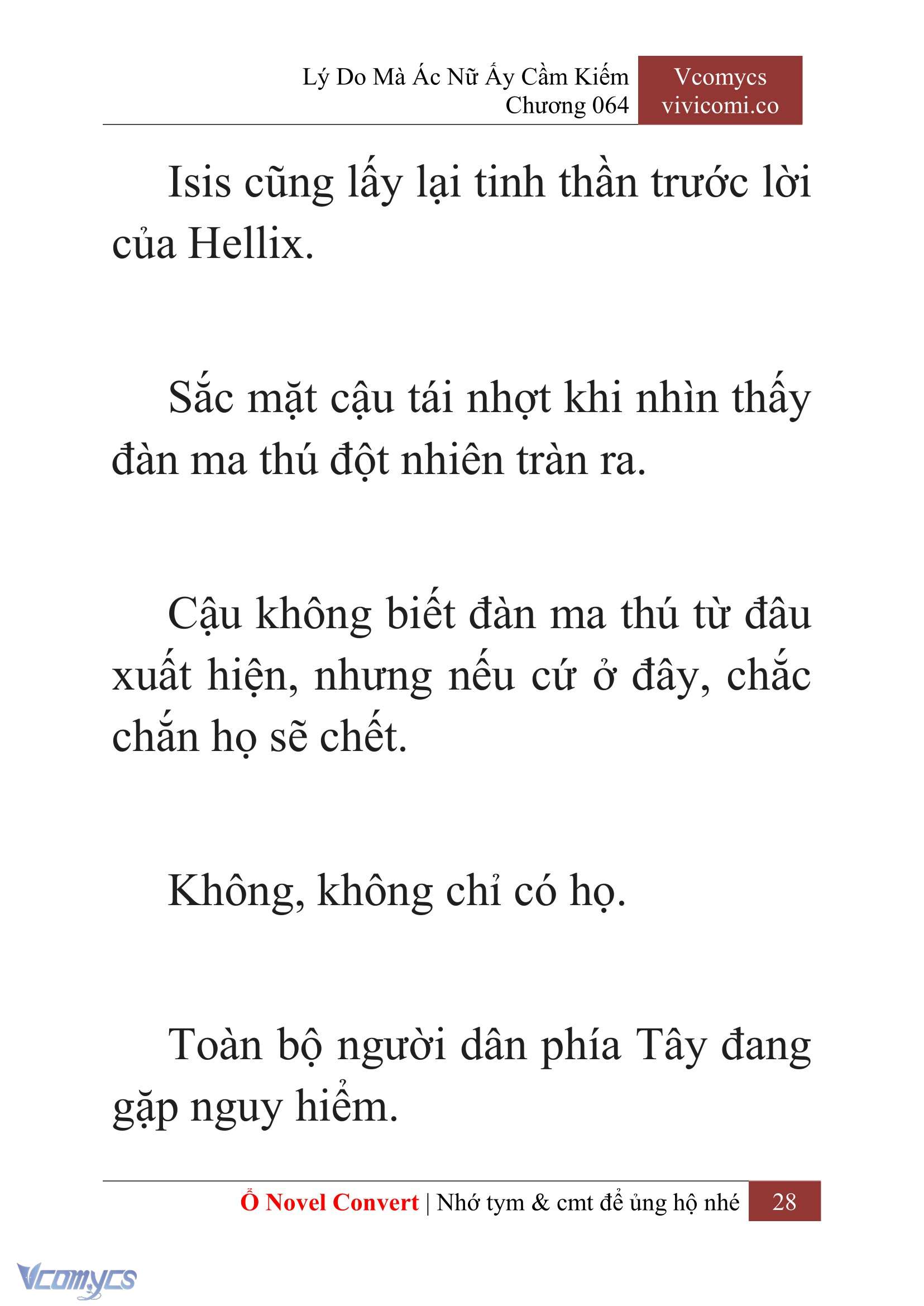 [Novel] Lý Do Mà Ác Nữ Ấy Cầm Kiếm Chapter 64 - Trang 31