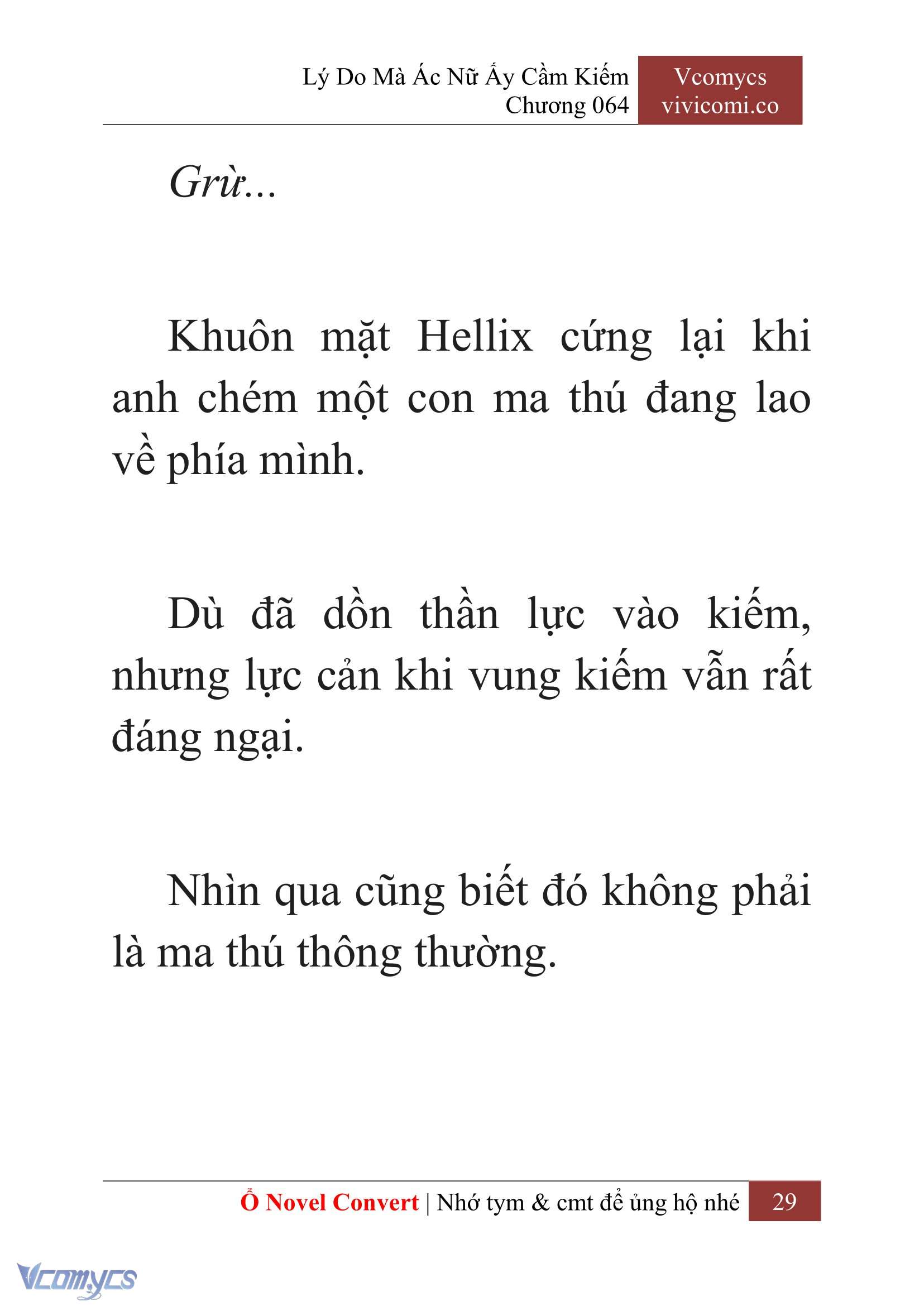 [Novel] Lý Do Mà Ác Nữ Ấy Cầm Kiếm Chapter 64 - Trang 32