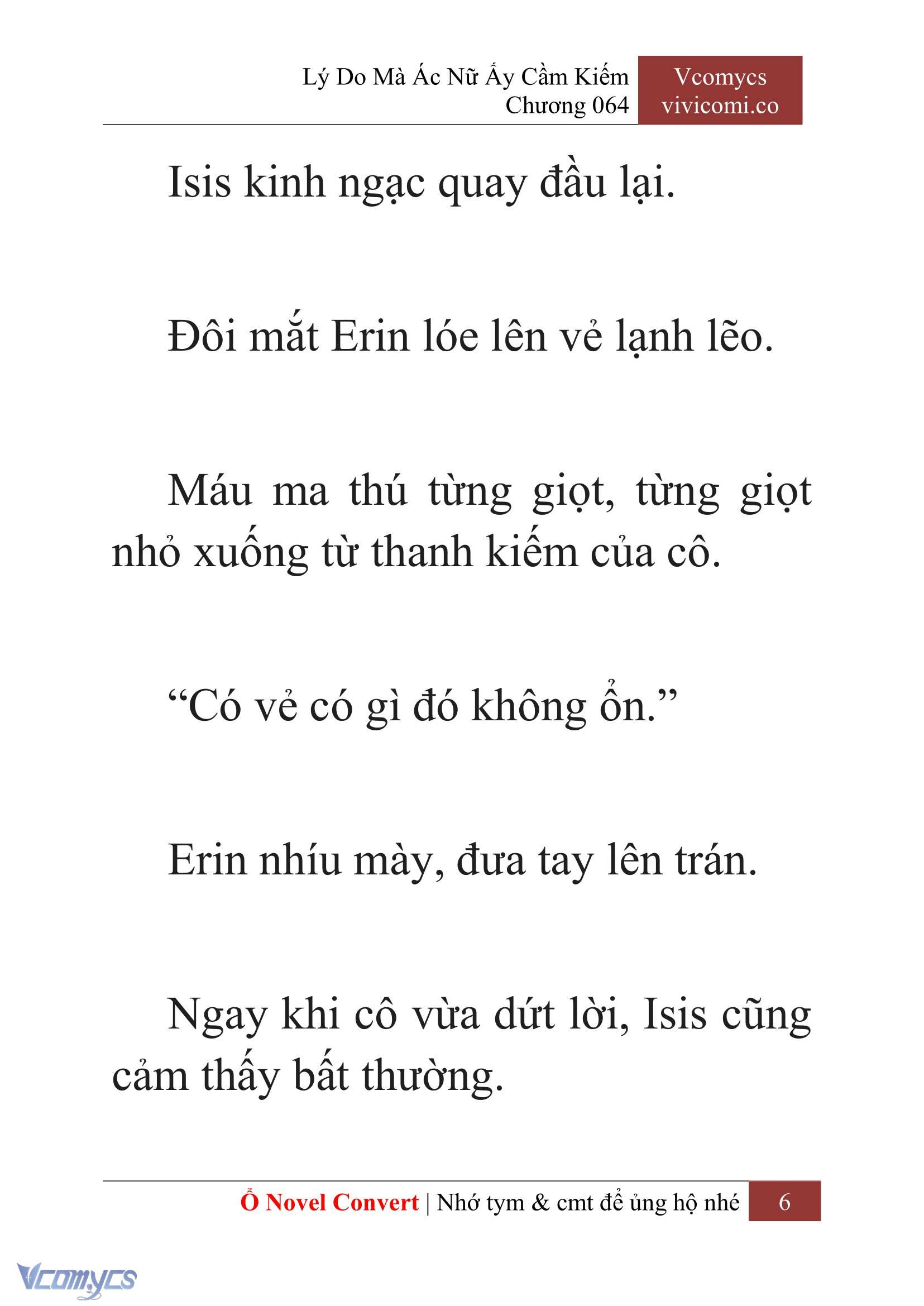 [Novel] Lý Do Mà Ác Nữ Ấy Cầm Kiếm Chapter 64 - Trang 9