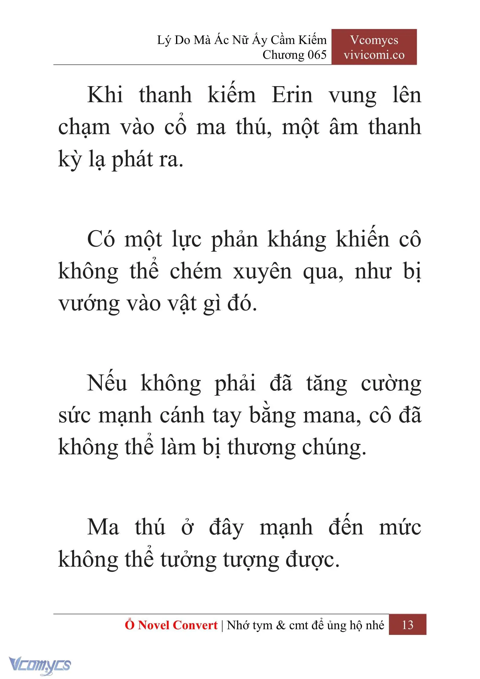 [Novel] Lý Do Mà Ác Nữ Ấy Cầm Kiếm Chapter 65 - Trang 16