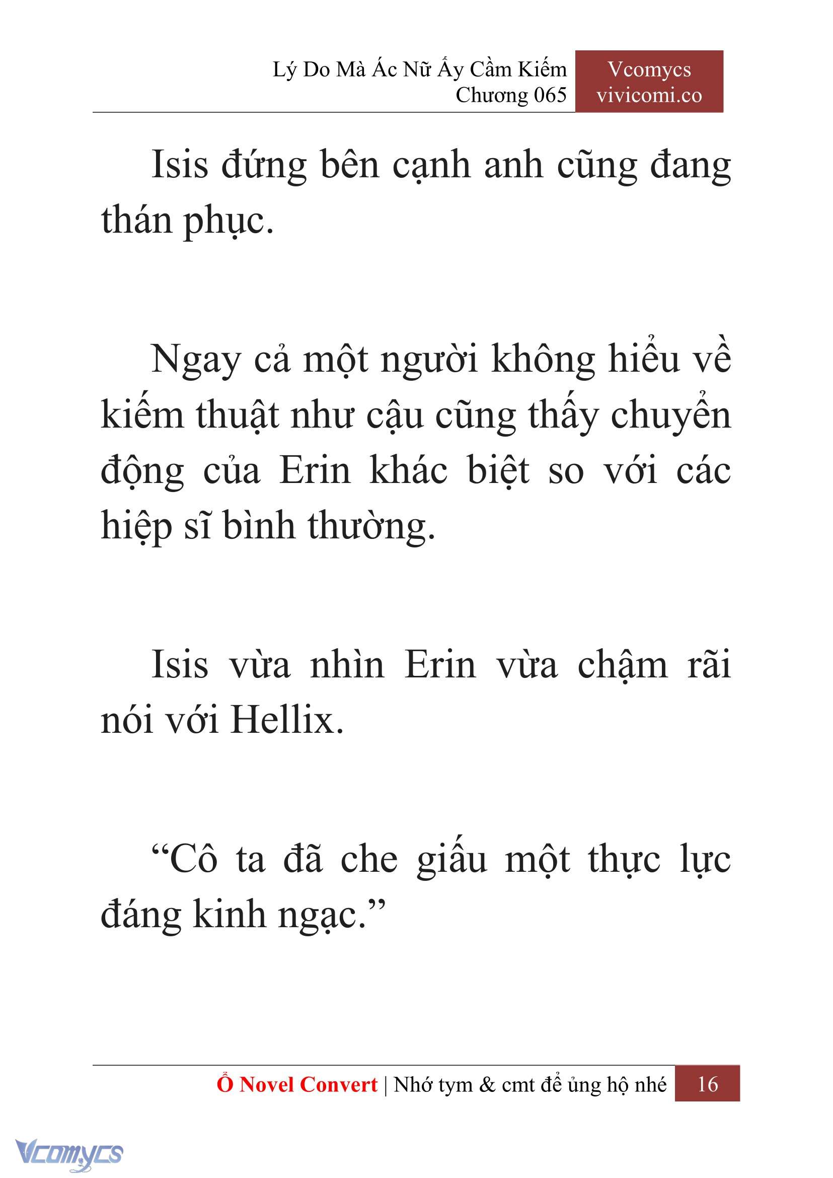 [Novel] Lý Do Mà Ác Nữ Ấy Cầm Kiếm Chapter 65 - Trang 19