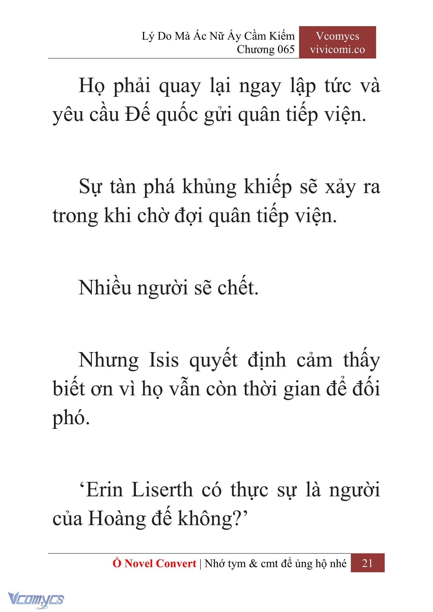 [Novel] Lý Do Mà Ác Nữ Ấy Cầm Kiếm Chapter 65 - Trang 24