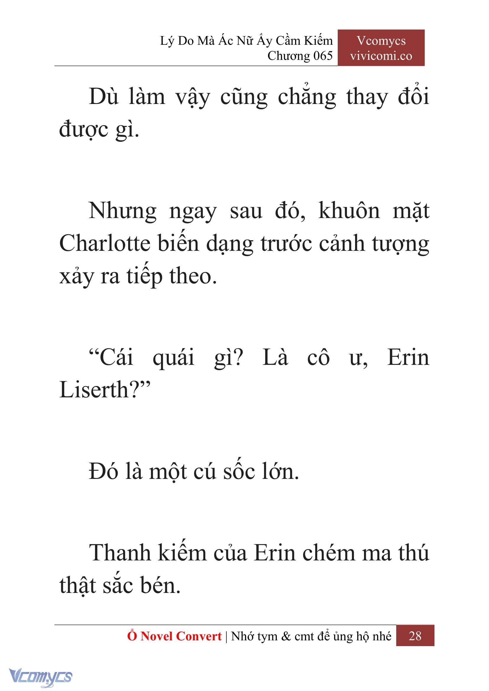 [Novel] Lý Do Mà Ác Nữ Ấy Cầm Kiếm Chapter 65 - Trang 31