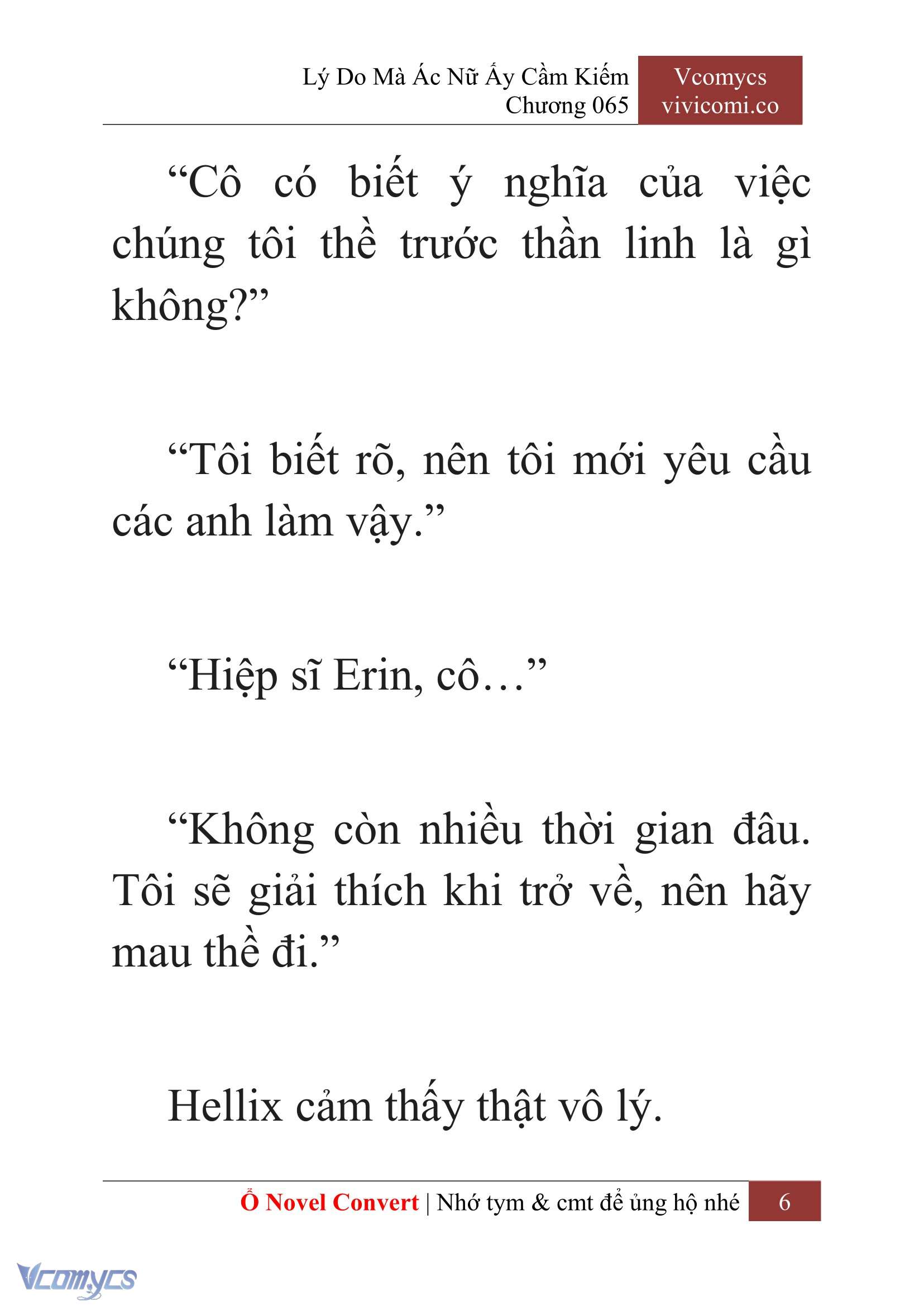 [Novel] Lý Do Mà Ác Nữ Ấy Cầm Kiếm Chapter 65 - Trang 9