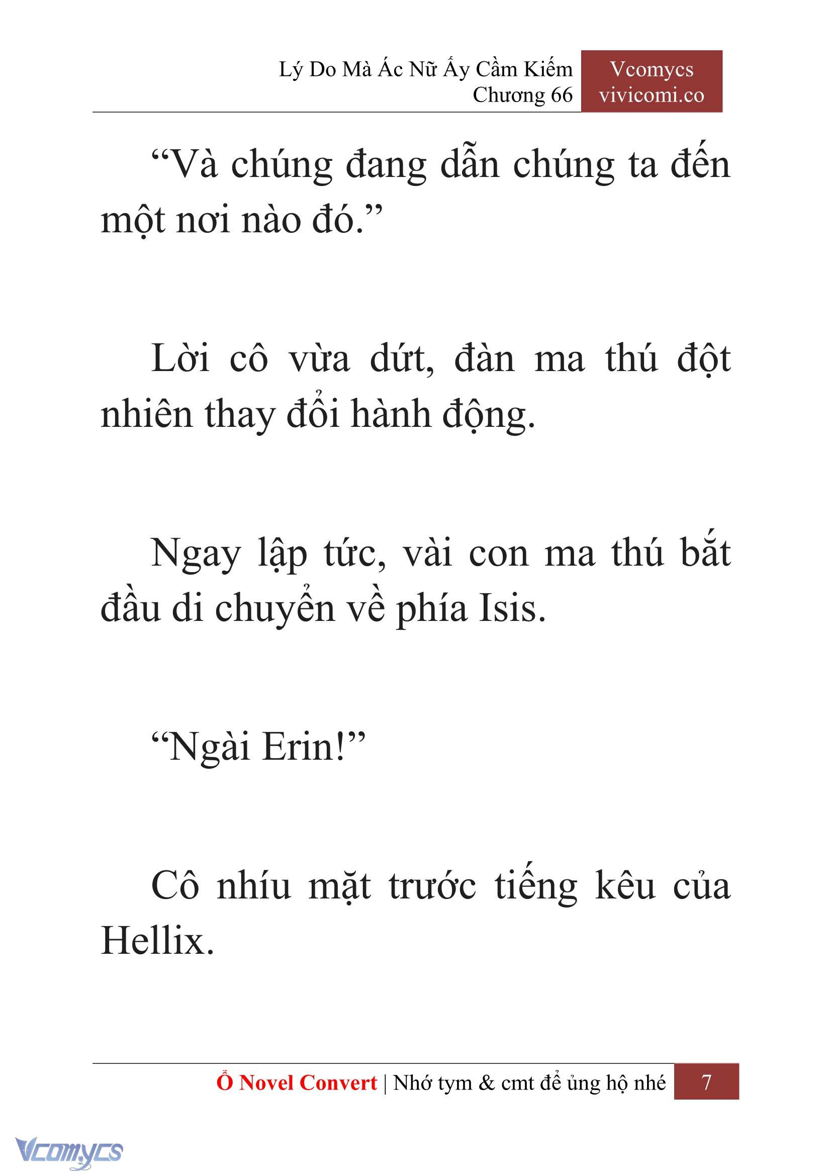 [Novel] Lý Do Mà Ác Nữ Ấy Cầm Kiếm Chapter 66 - Trang 10