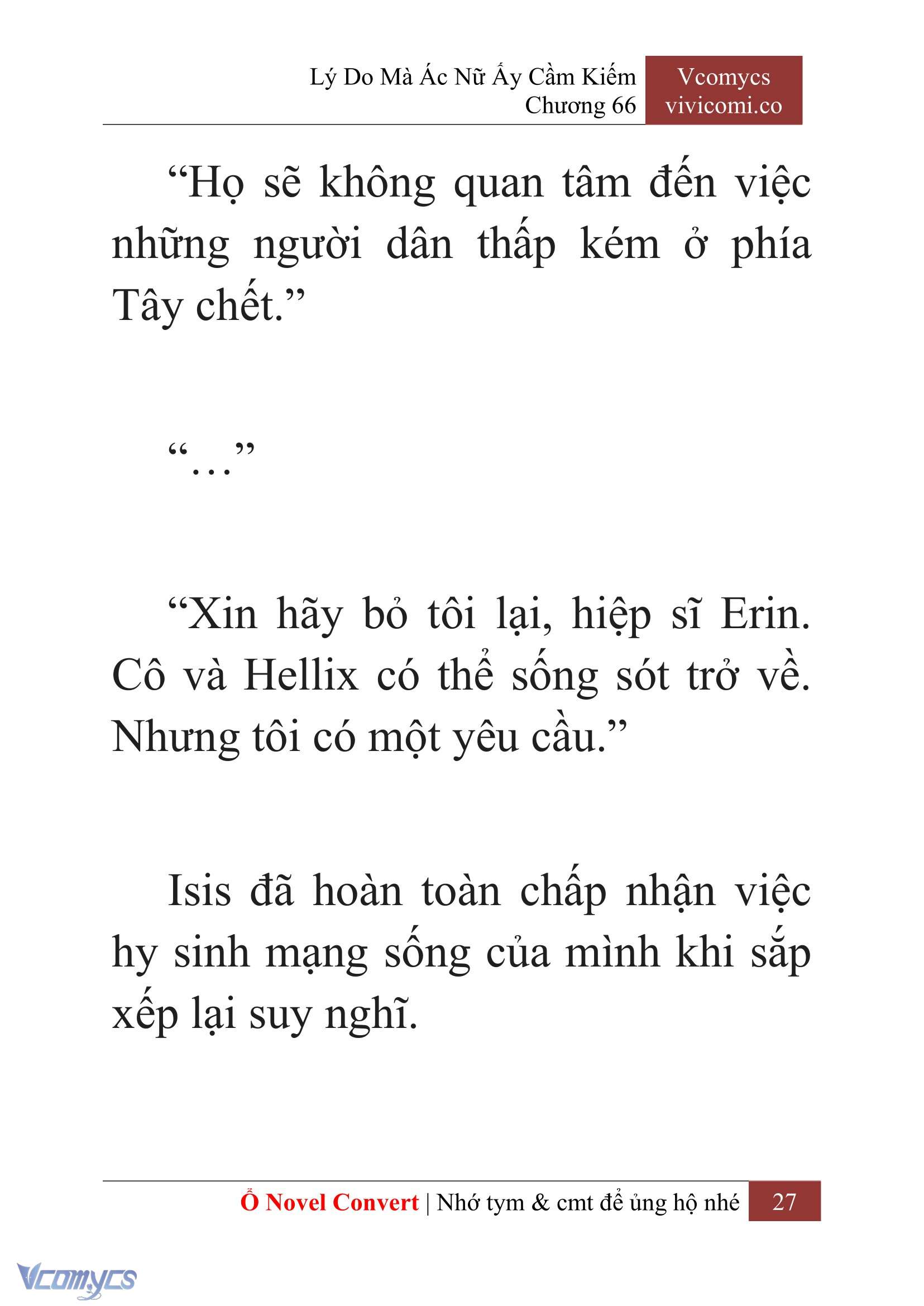 [Novel] Lý Do Mà Ác Nữ Ấy Cầm Kiếm Chapter 66 - Trang 30