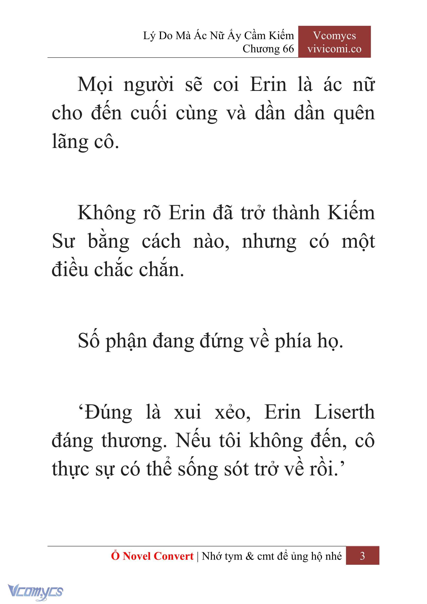 [Novel] Lý Do Mà Ác Nữ Ấy Cầm Kiếm Chapter 66 - Trang 6