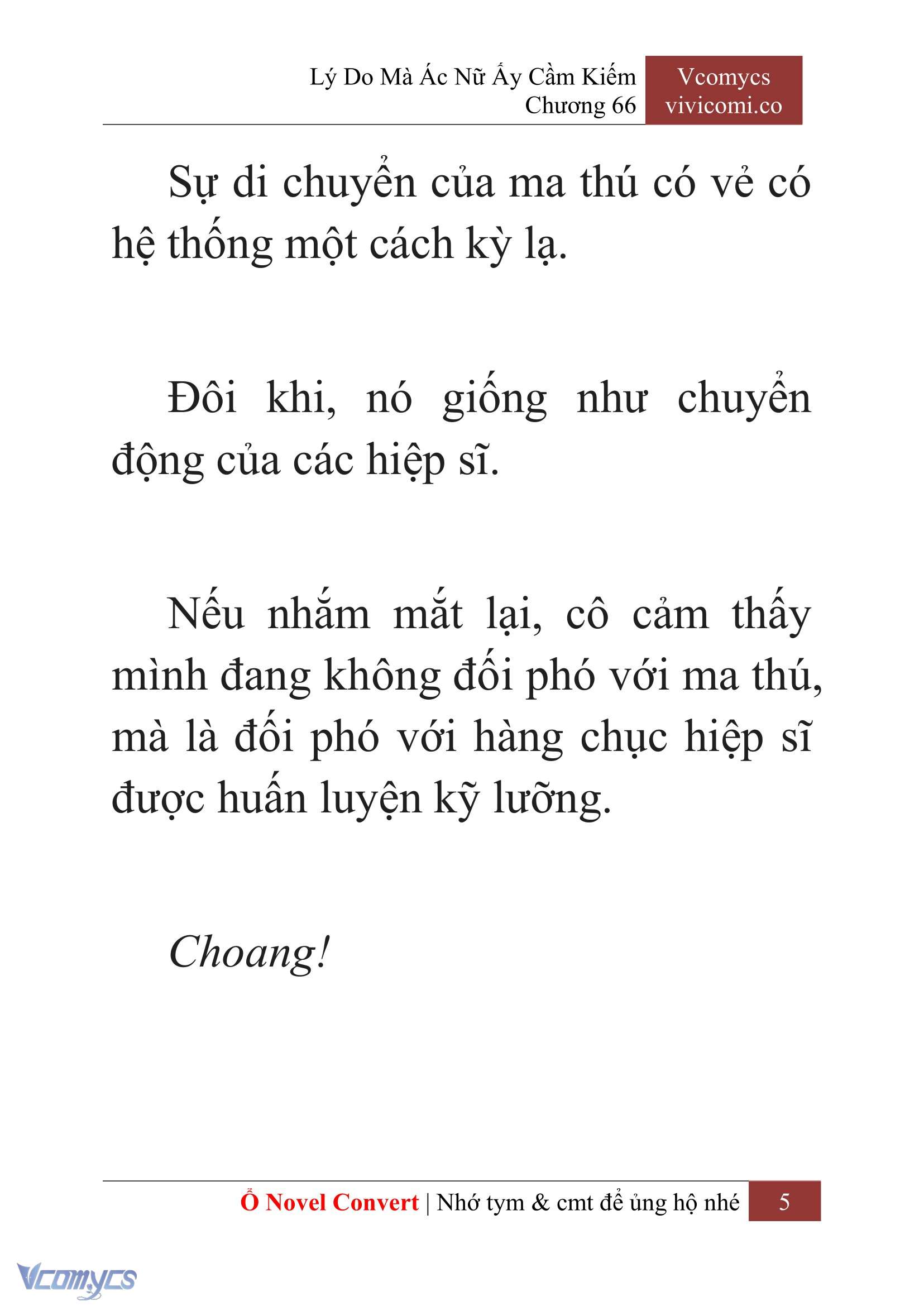 [Novel] Lý Do Mà Ác Nữ Ấy Cầm Kiếm Chapter 66 - Trang 8