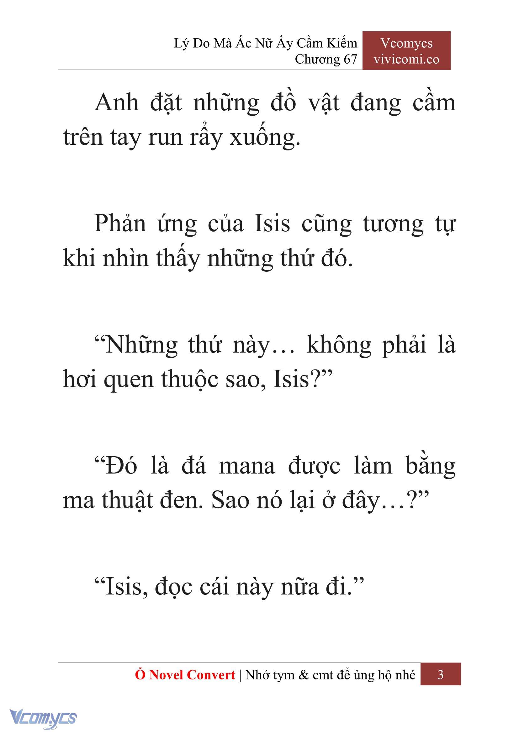 [Novel] Lý Do Mà Ác Nữ Ấy Cầm Kiếm Chapter 67 - Trang 6