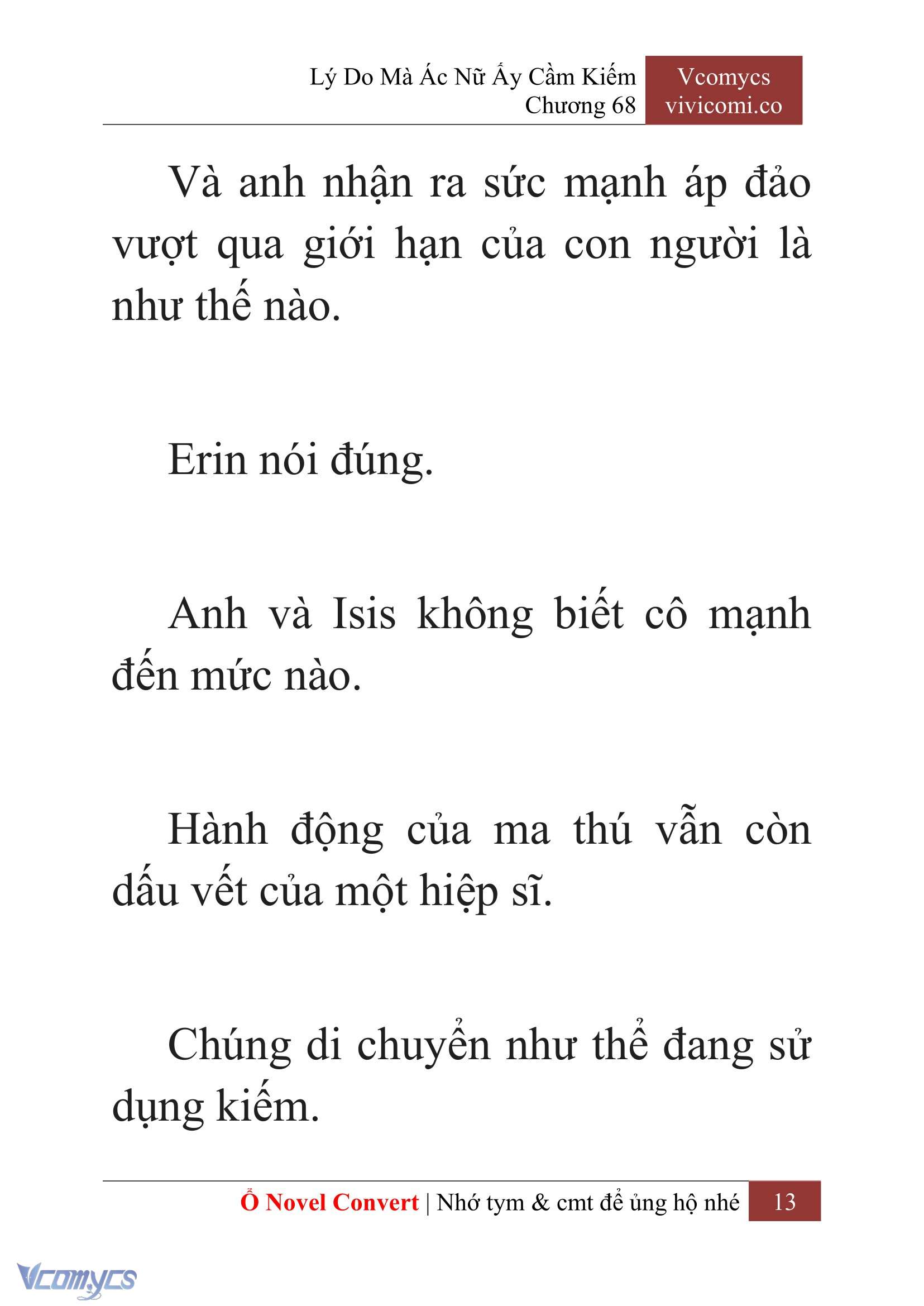 [Novel] Lý Do Mà Ác Nữ Ấy Cầm Kiếm Chapter 68 - Trang 16