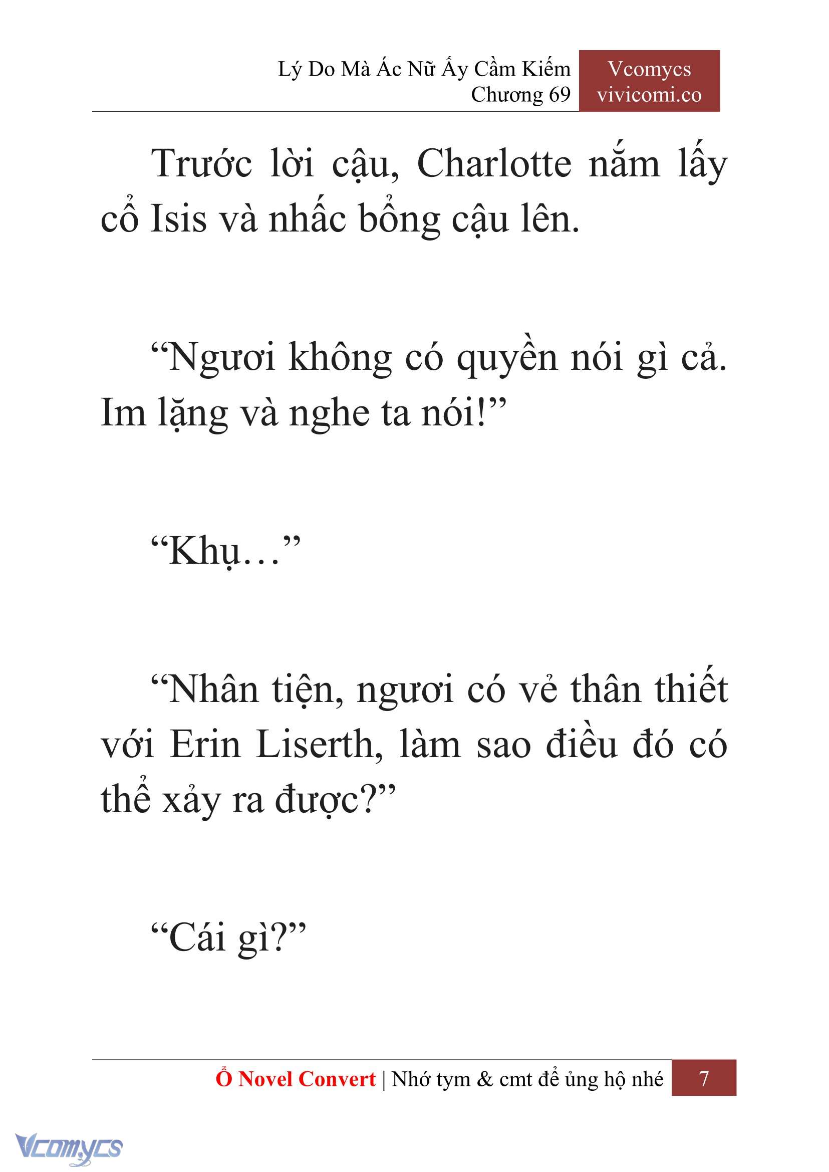 [Novel] Lý Do Mà Ác Nữ Ấy Cầm Kiếm Chapter 69 - Trang 10