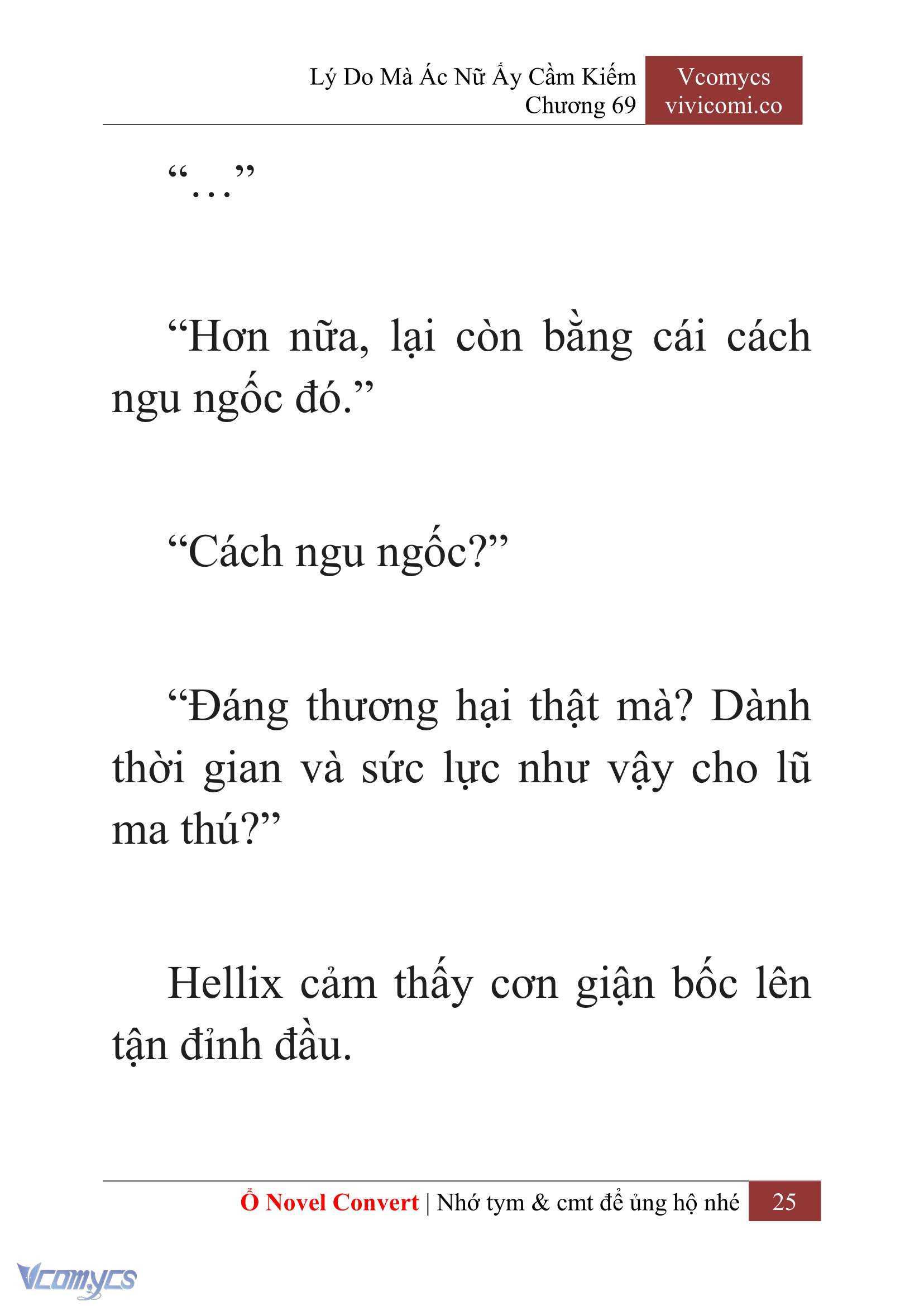 [Novel] Lý Do Mà Ác Nữ Ấy Cầm Kiếm Chapter 69 - Trang 28