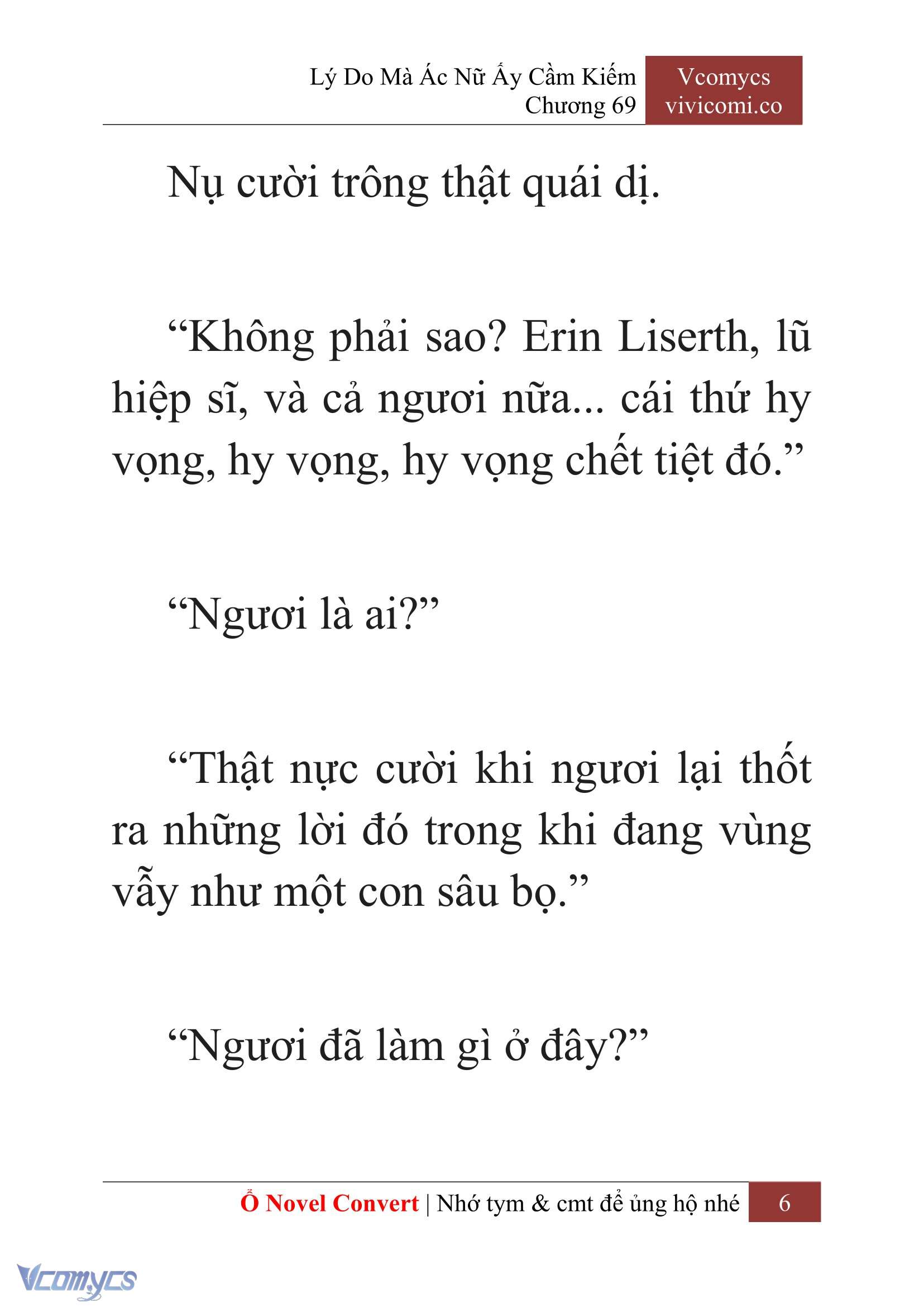 [Novel] Lý Do Mà Ác Nữ Ấy Cầm Kiếm Chapter 69 - Trang 9