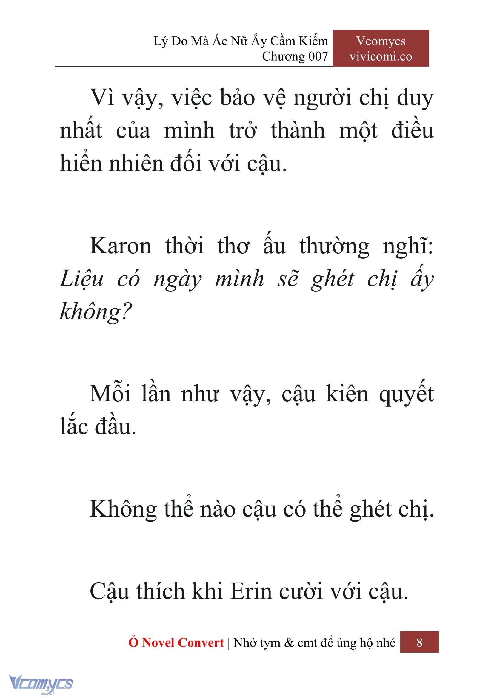 [Novel] Lý Do Mà Ác Nữ Ấy Cầm Kiếm Chapter 7 - Trang 10