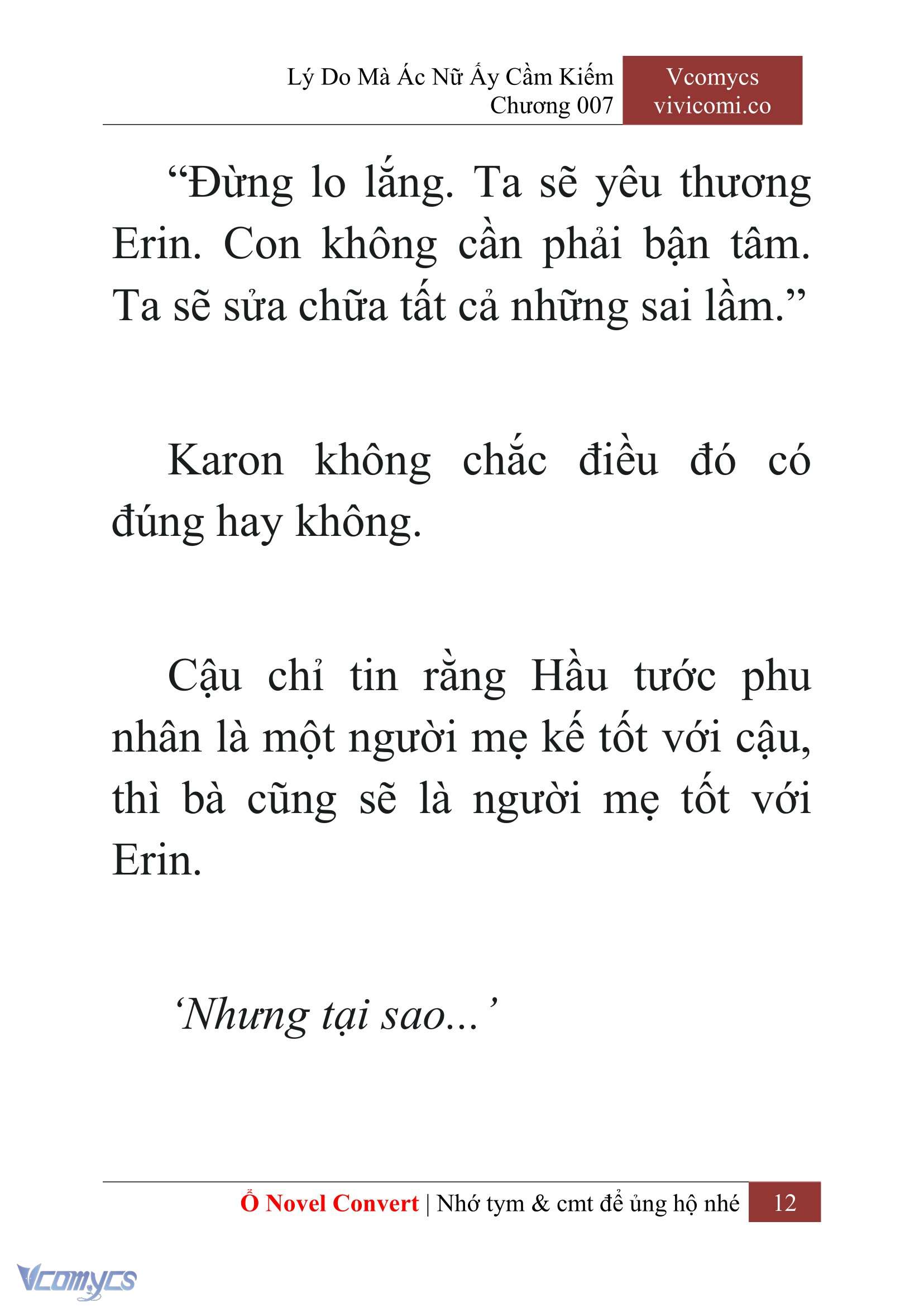 [Novel] Lý Do Mà Ác Nữ Ấy Cầm Kiếm Chapter 7 - Trang 14