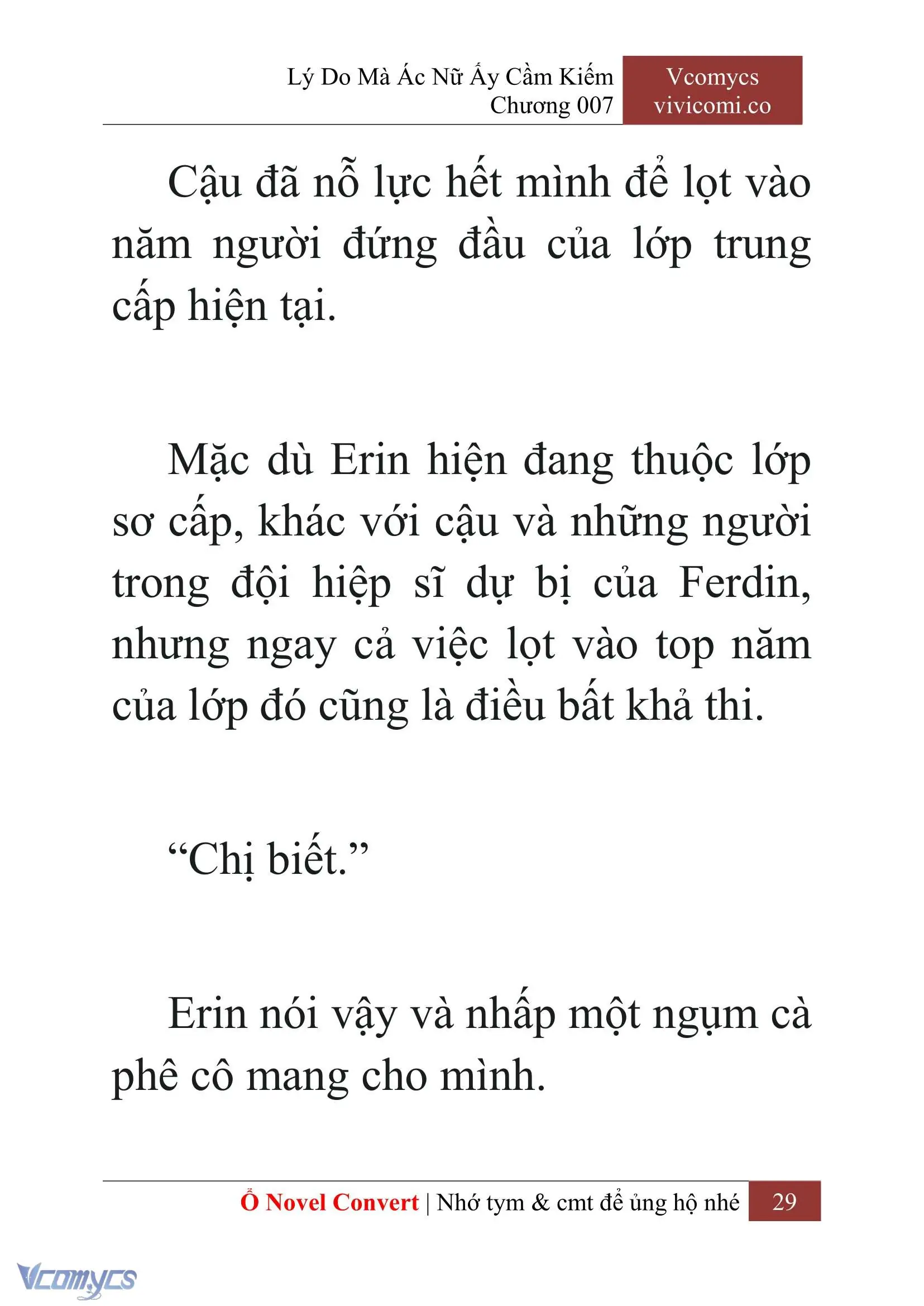 [Novel] Lý Do Mà Ác Nữ Ấy Cầm Kiếm Chapter 7 - Trang 31