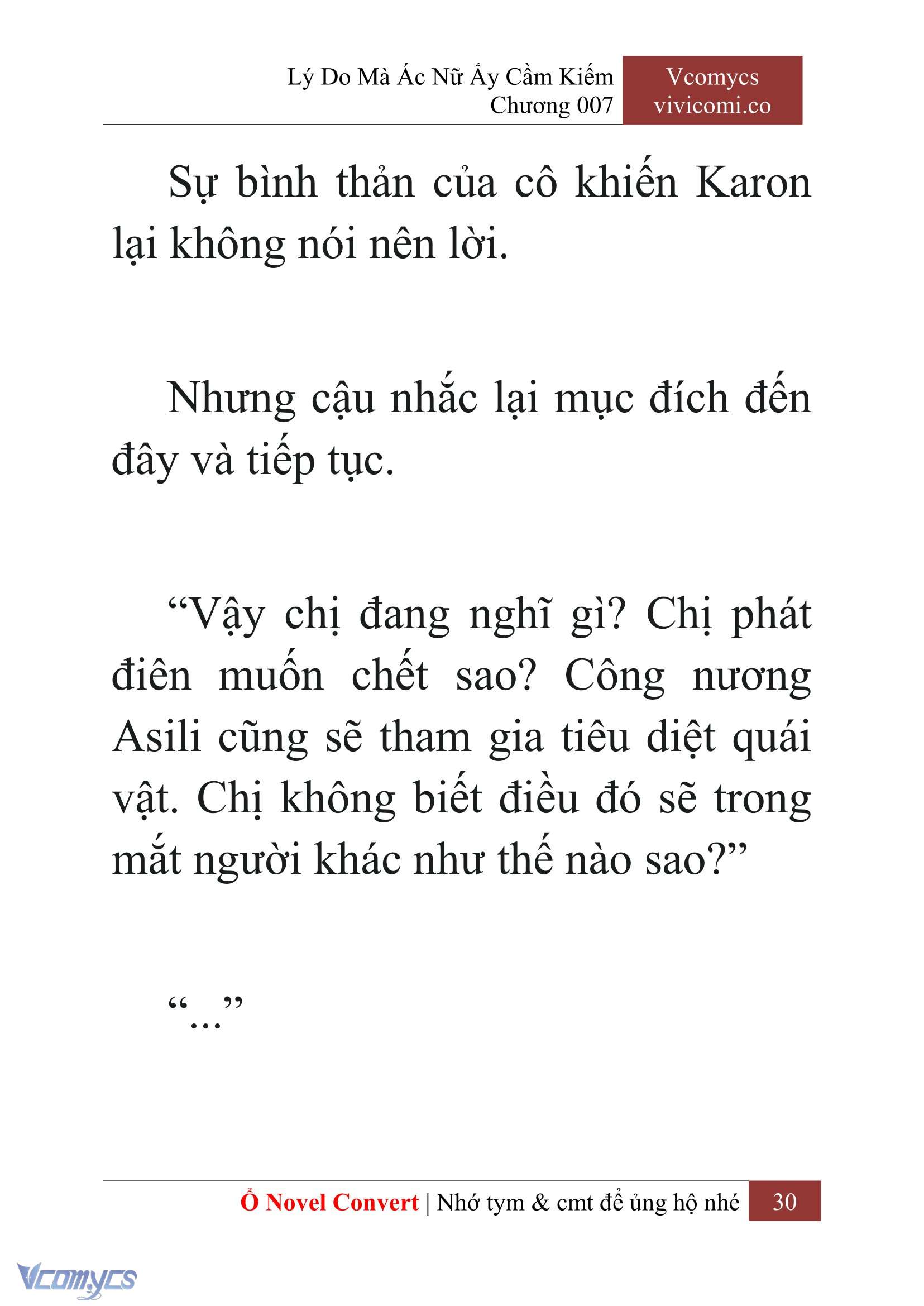[Novel] Lý Do Mà Ác Nữ Ấy Cầm Kiếm Chapter 7 - Trang 32