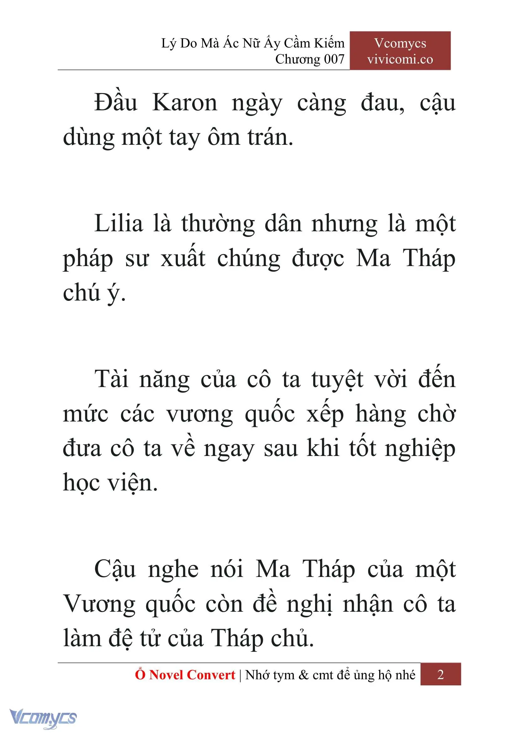 [Novel] Lý Do Mà Ác Nữ Ấy Cầm Kiếm Chapter 7 - Trang 5