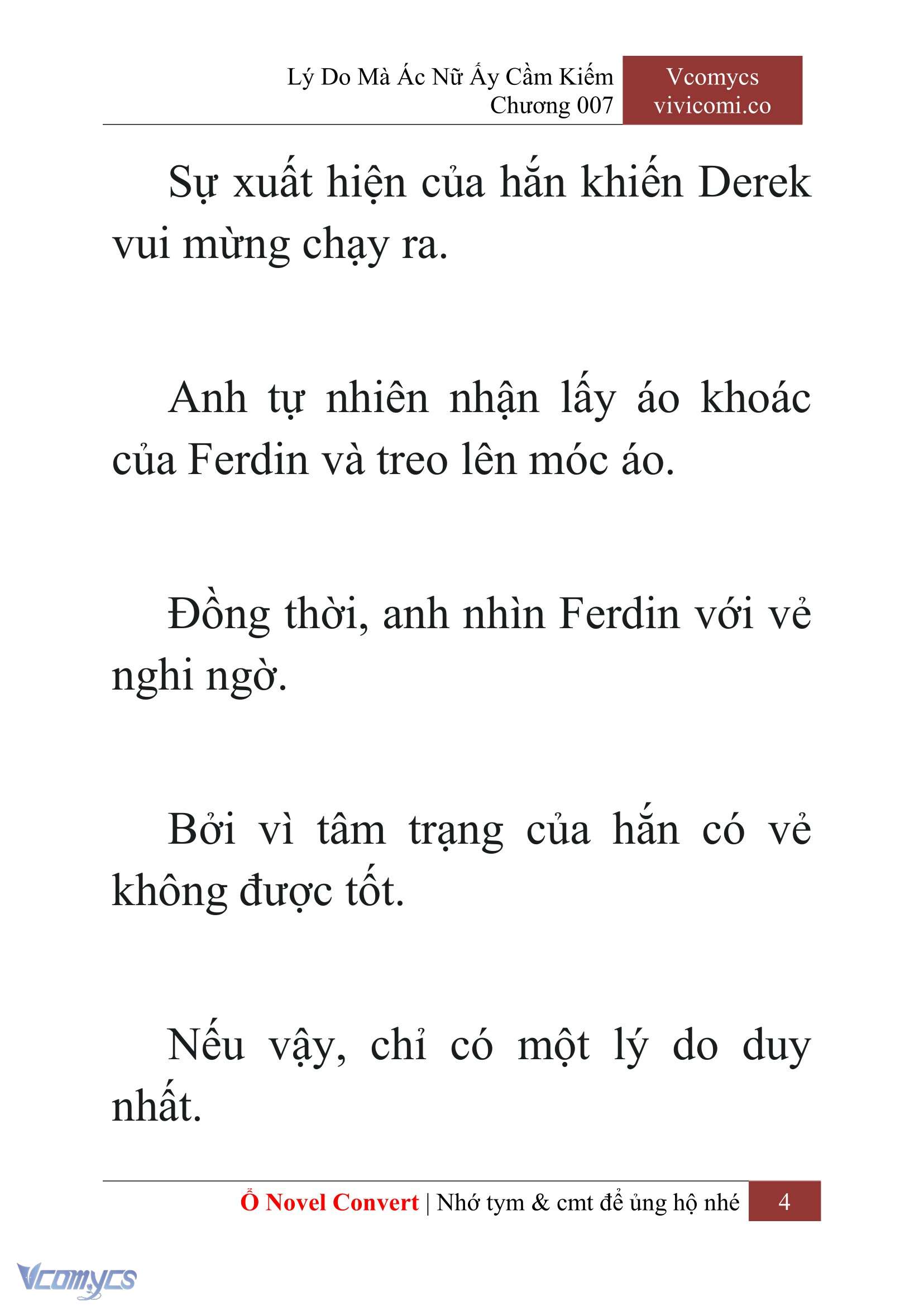 [Novel] Lý Do Mà Ác Nữ Ấy Cầm Kiếm Chapter 7 - Trang 6