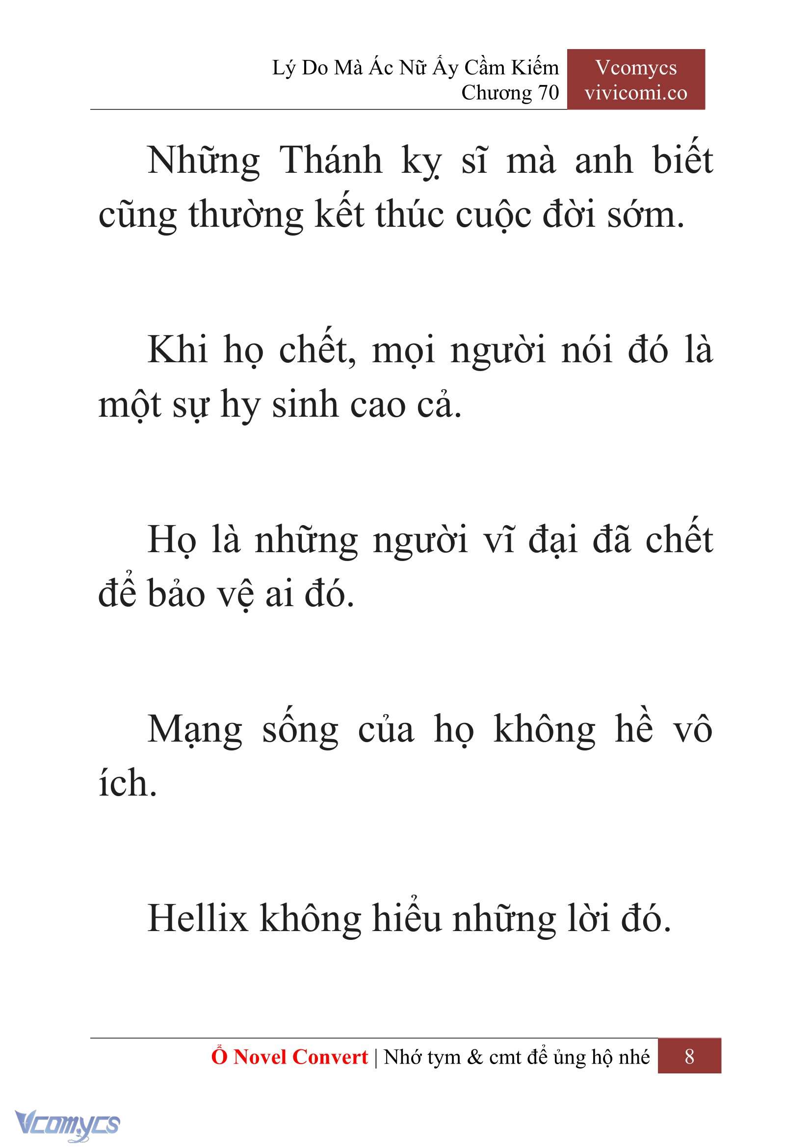 [Novel] Lý Do Mà Ác Nữ Ấy Cầm Kiếm Chapter 70 - Trang 11