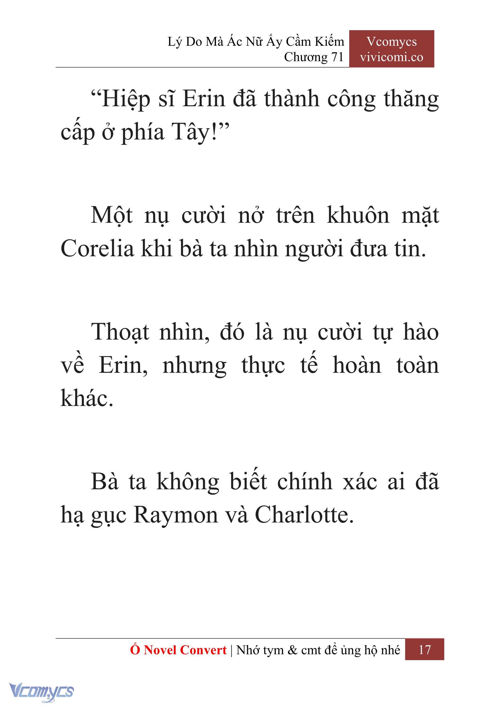 [Novel] Lý Do Mà Ác Nữ Ấy Cầm Kiếm Chapter 71 - Trang 20