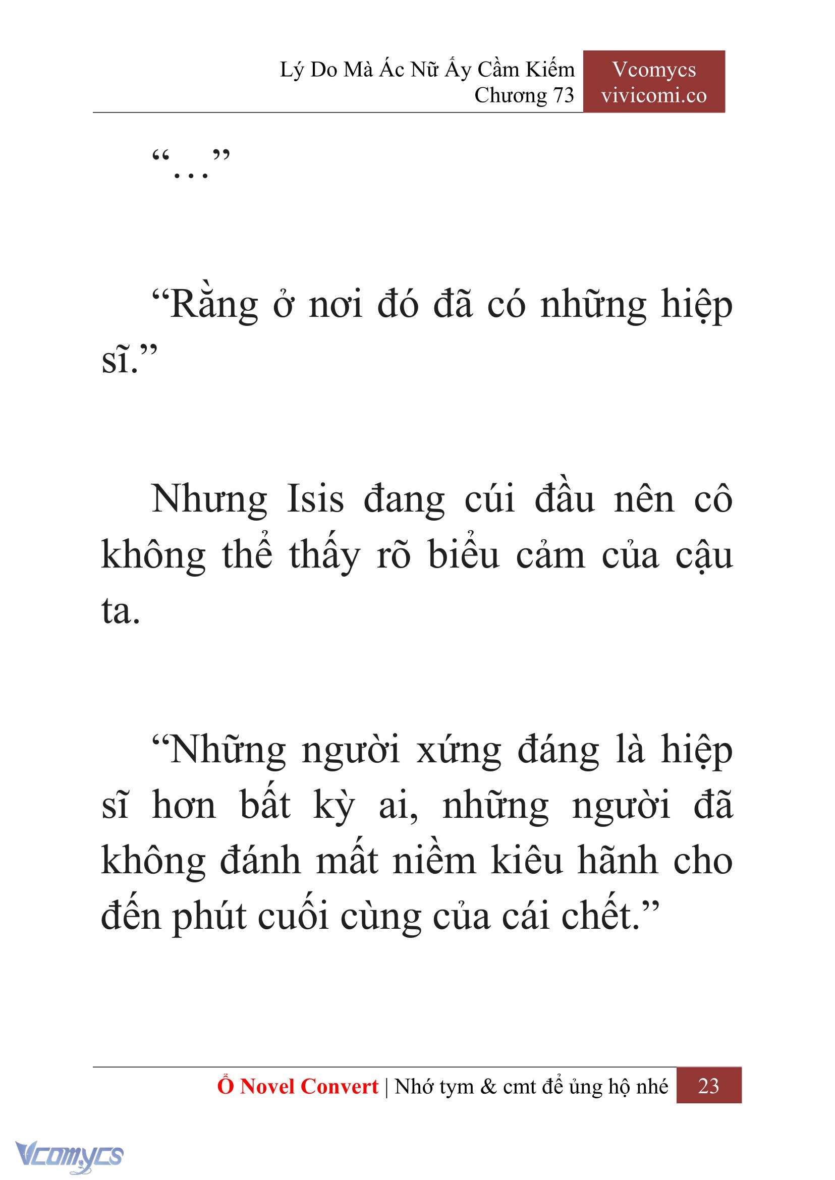 [Novel] Lý Do Mà Ác Nữ Ấy Cầm Kiếm Chapter 73 - Trang 26