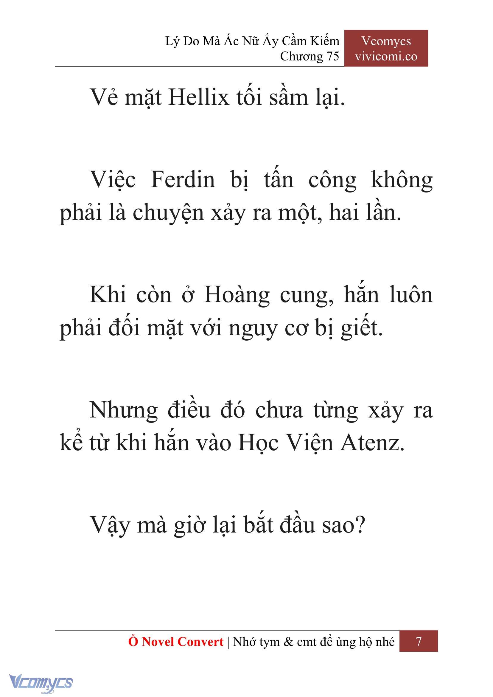 [Novel] Lý Do Mà Ác Nữ Ấy Cầm Kiếm Chapter 75 - Trang 10