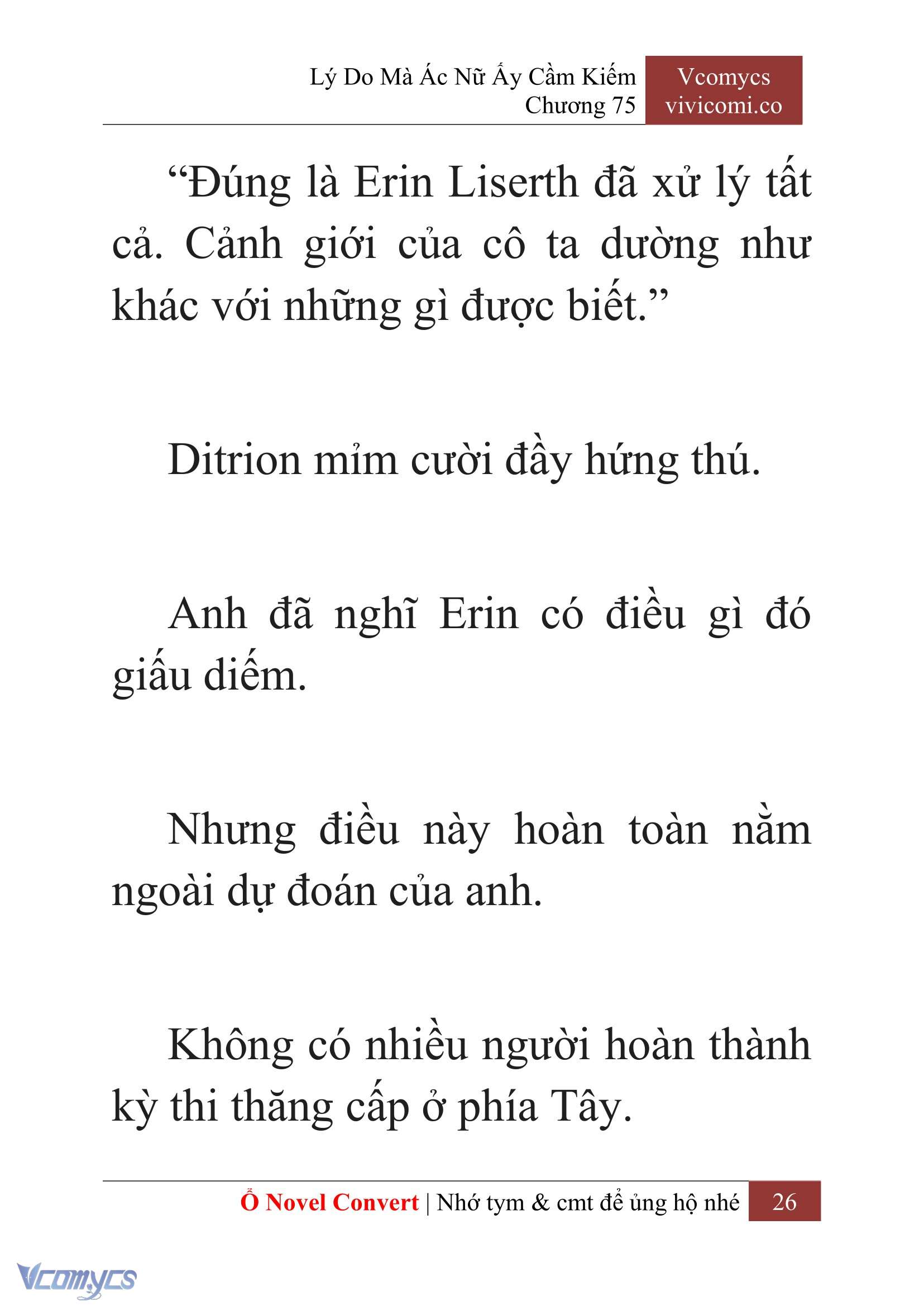 [Novel] Lý Do Mà Ác Nữ Ấy Cầm Kiếm Chapter 75 - Trang 29