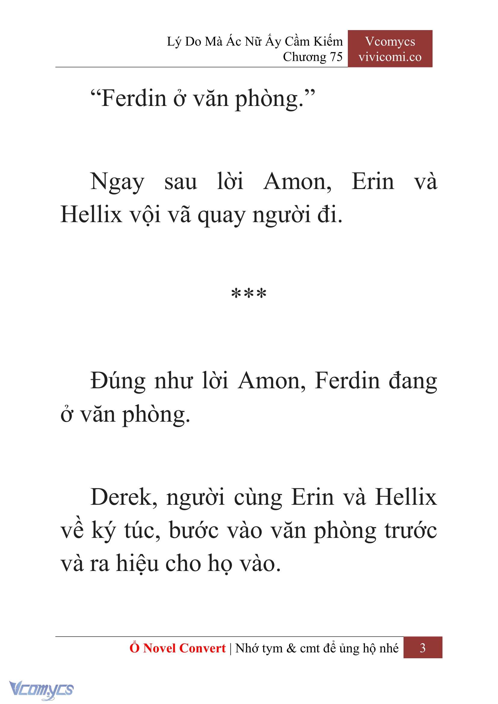 [Novel] Lý Do Mà Ác Nữ Ấy Cầm Kiếm Chapter 75 - Trang 6