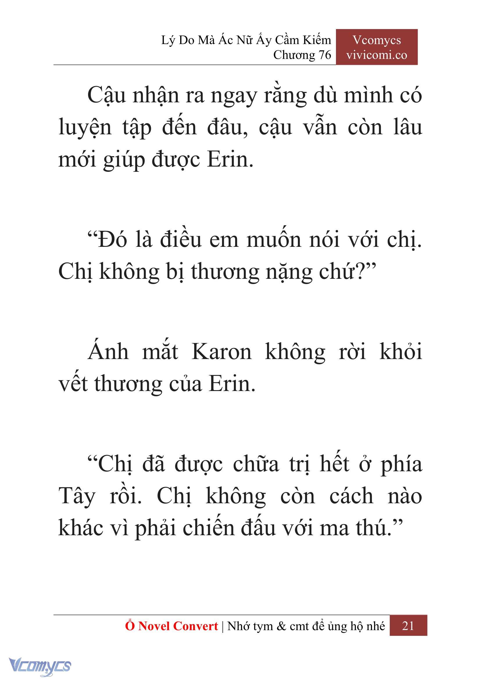 [Novel] Lý Do Mà Ác Nữ Ấy Cầm Kiếm Chapter 76 - Trang 24