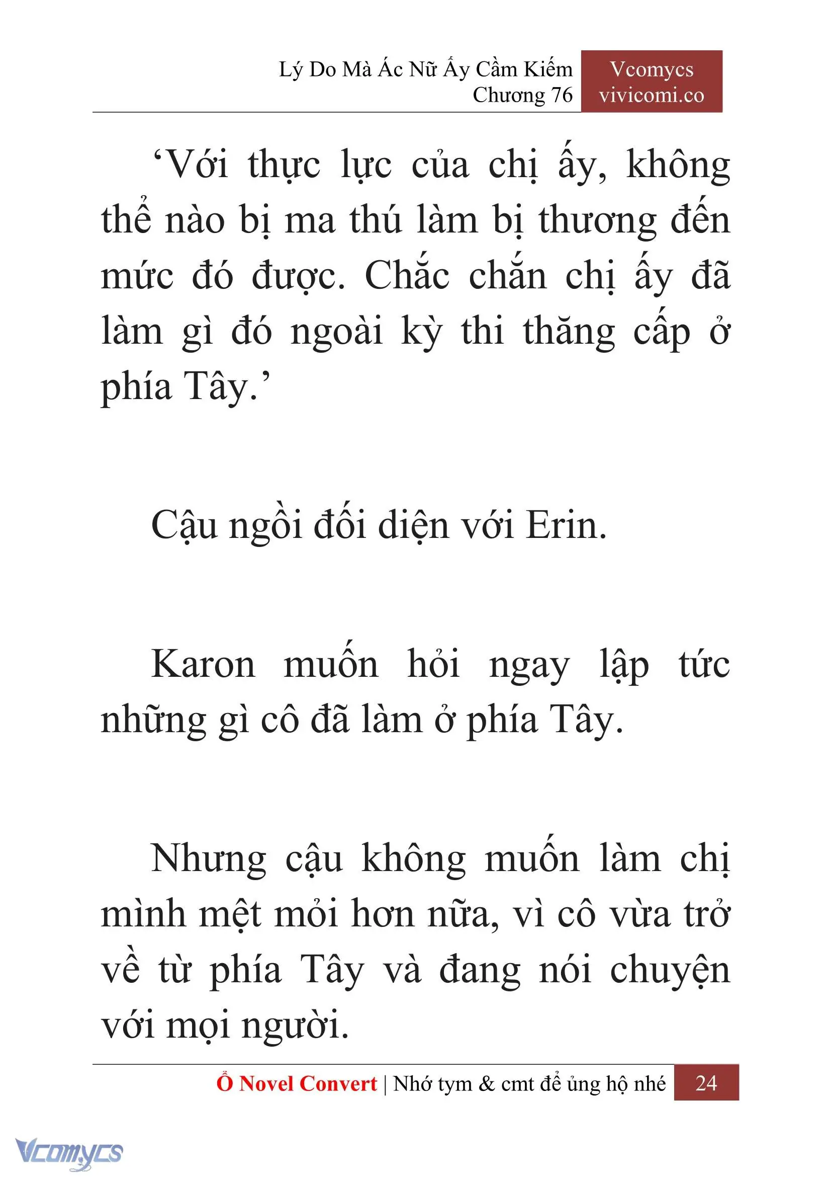[Novel] Lý Do Mà Ác Nữ Ấy Cầm Kiếm Chapter 76 - Trang 27