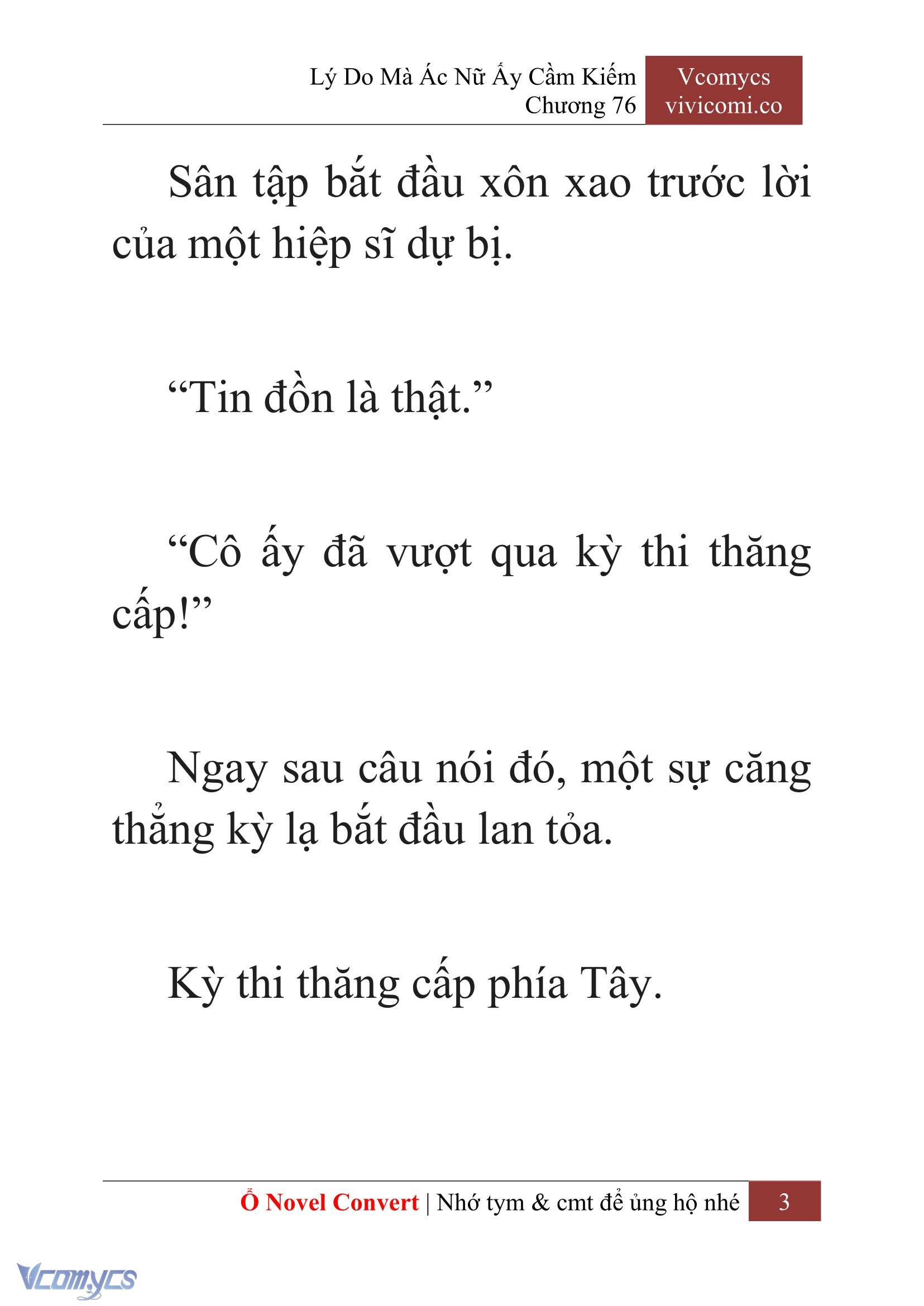 [Novel] Lý Do Mà Ác Nữ Ấy Cầm Kiếm Chapter 76 - Trang 6