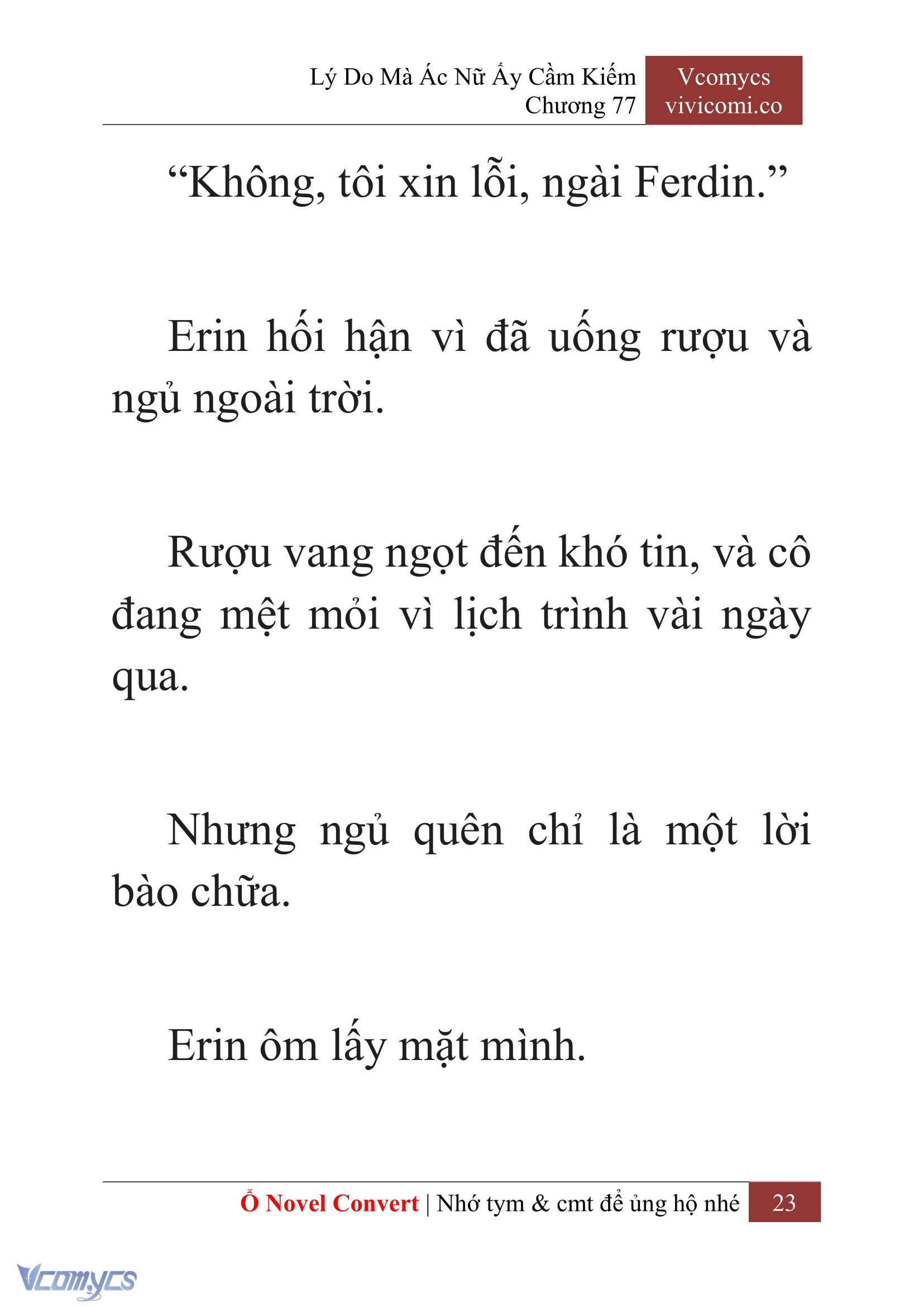 [Novel] Lý Do Mà Ác Nữ Ấy Cầm Kiếm Chapter 77 - Trang 26